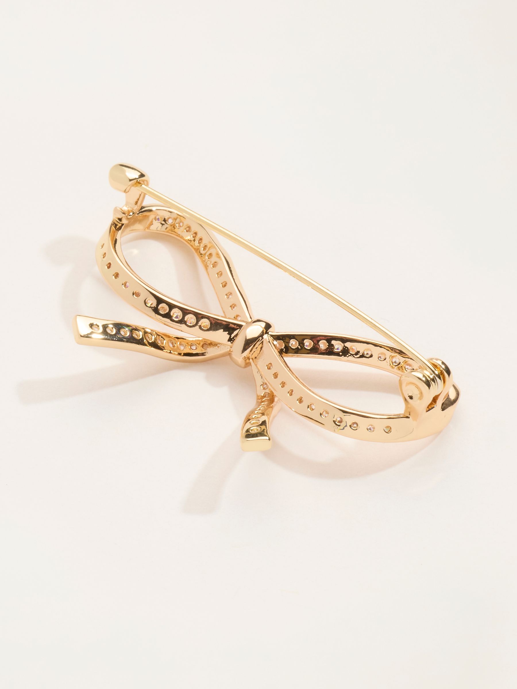 Brooches Gold Tone Bow Brooch - Image 2 of 2
