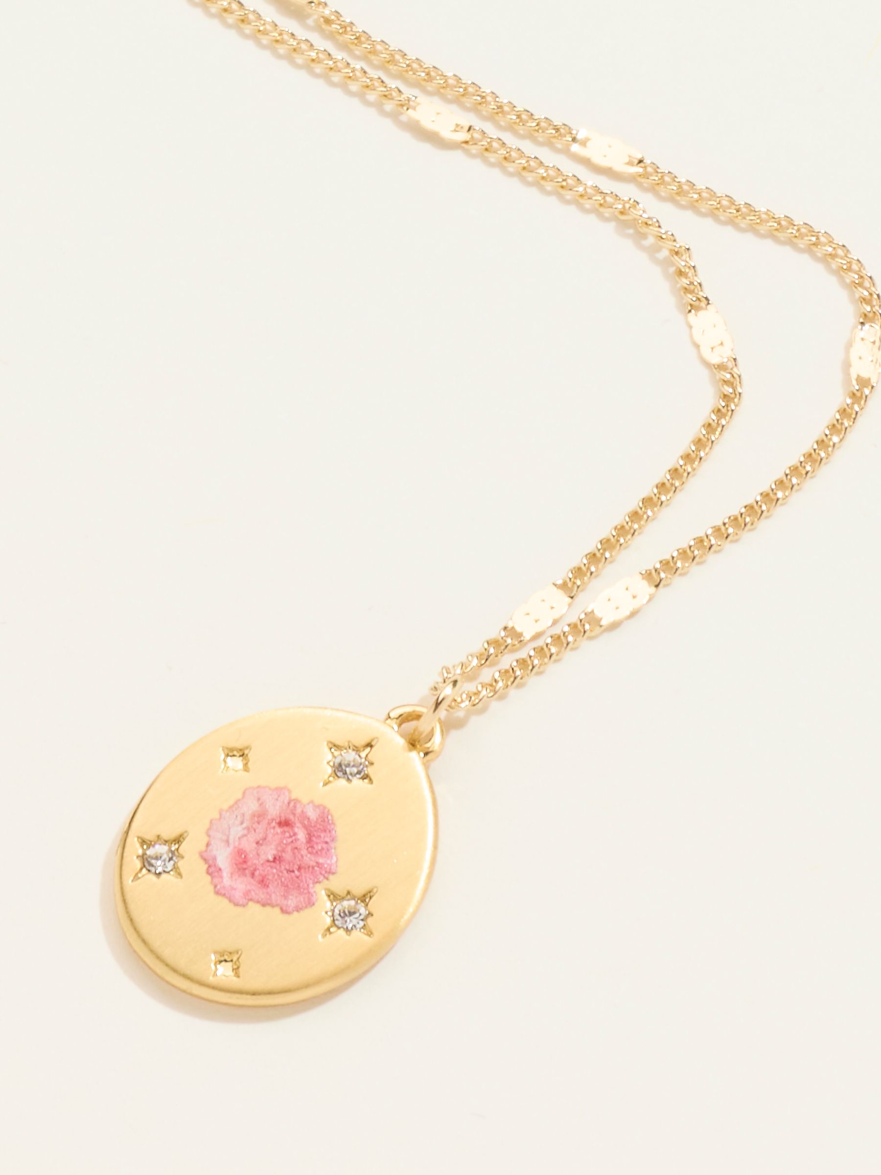 January Birth Flower Necklace - Image 2 of 2