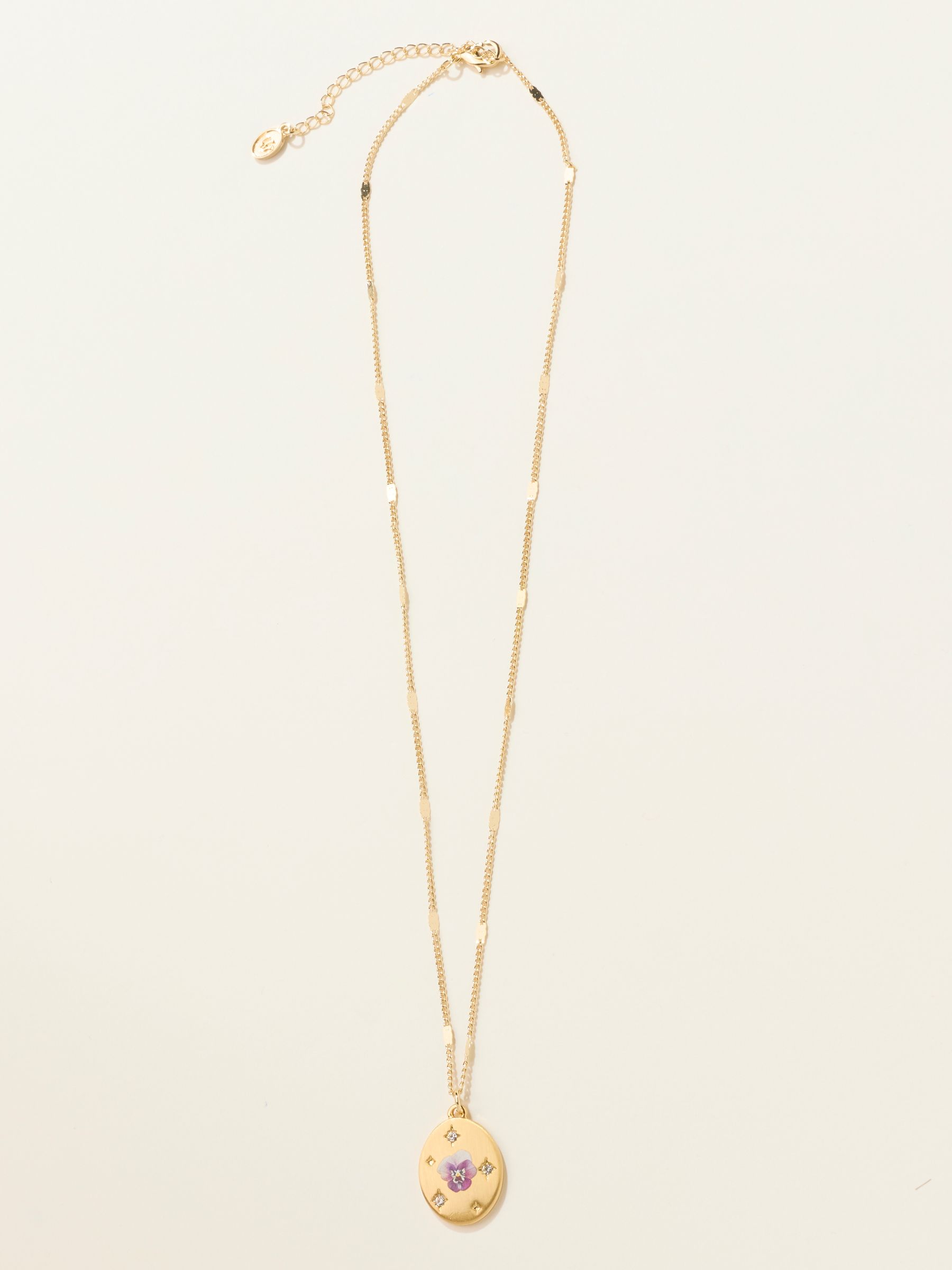 February Birth Flower Necklace - Image 1 of 2