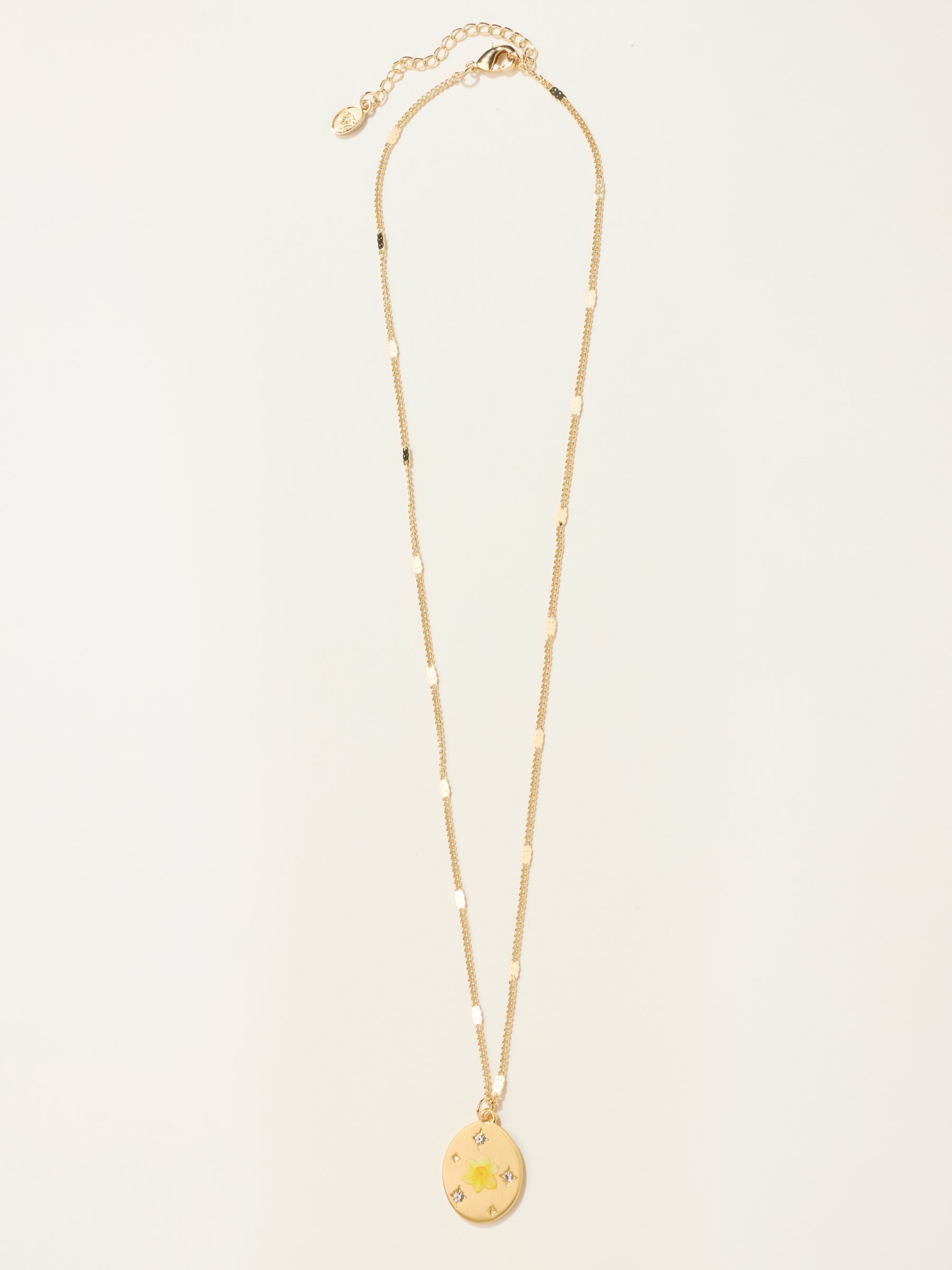 March Birth Flower Necklace - Image 1 of 2