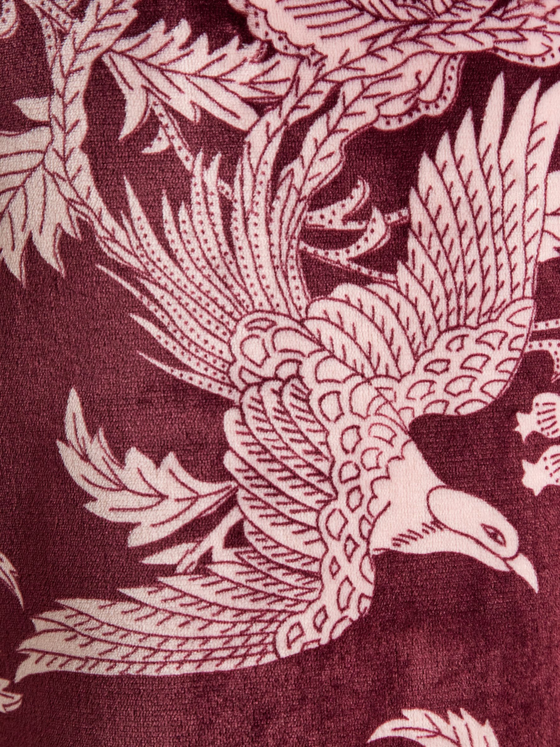Matilda Port & Pink Floral Fleece Dressing Gown - Image 7 of 8