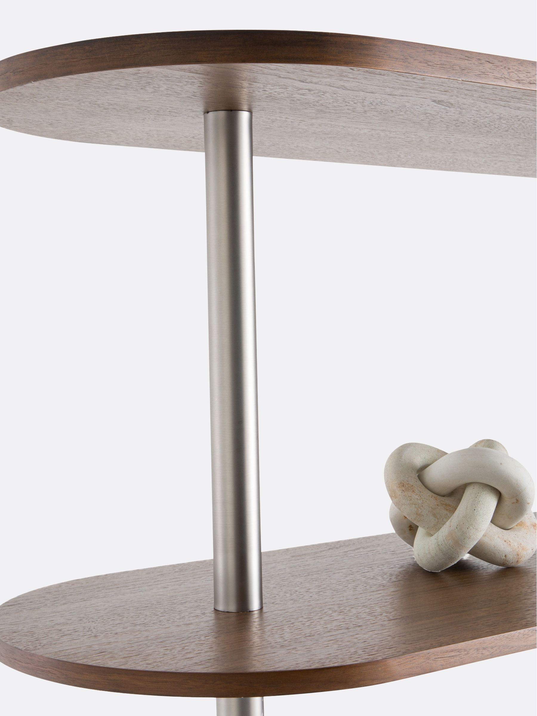 La Redoute Intérieurs Walnut Luxyl Walnut Bookcase Room Divider - Image 2 of 6