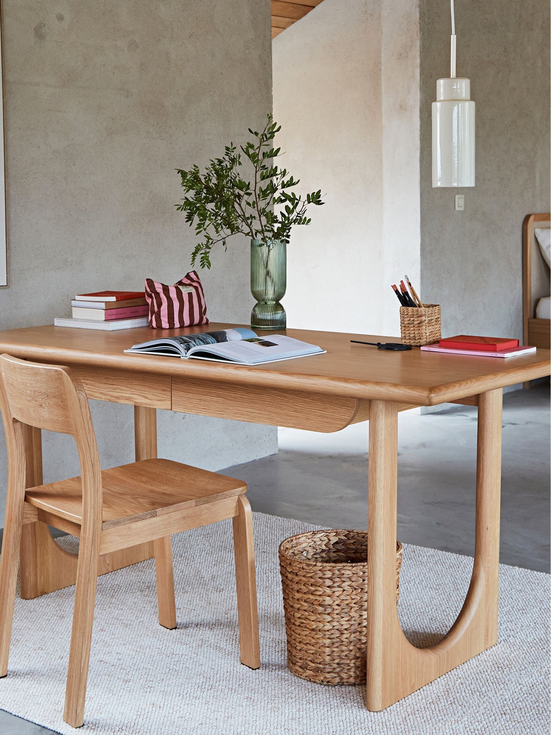 La Redoute Intérieurs Set of 2 Oak Talet Solid Oak Chairs - Image 3 of 6