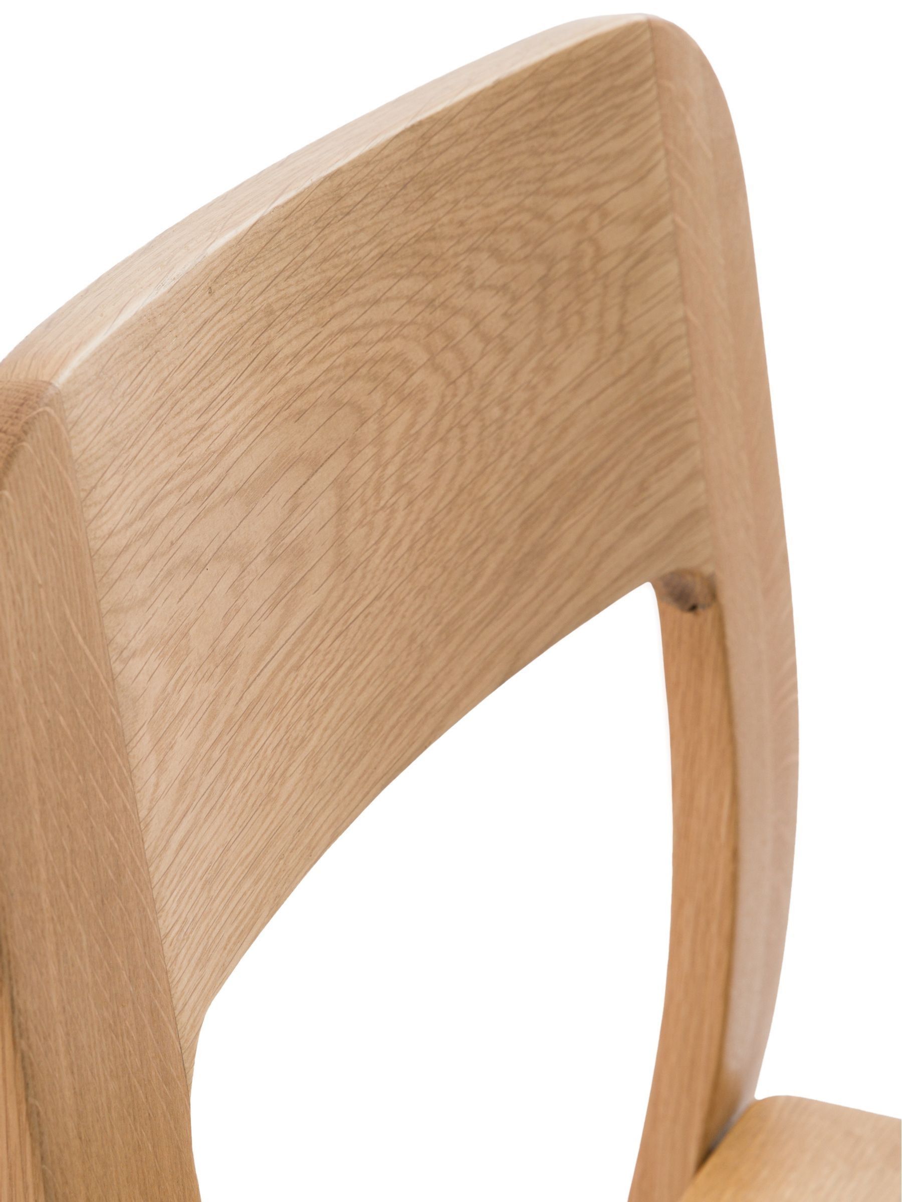 La Redoute Intérieurs Set of 2 Oak Talet Solid Oak Chairs - Image 4 of 6