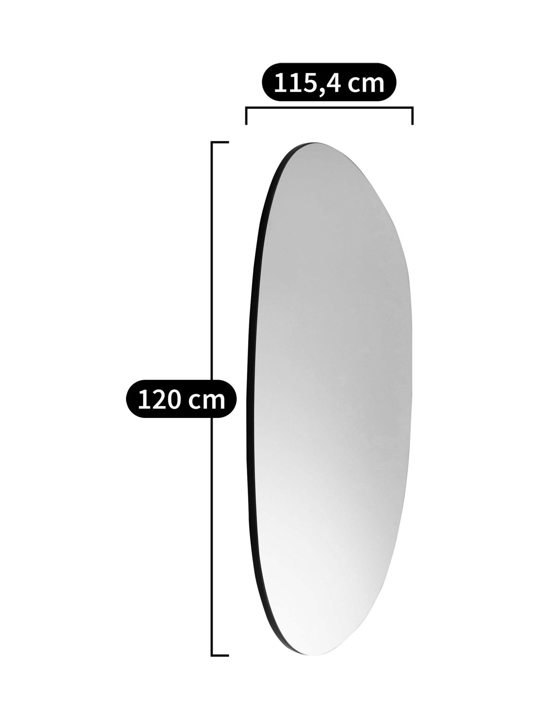 La Redoute Intérieurs Transparent Biface XL Irregular Mirror - Image 4 of 4 La Redoute Intérieurs Transparent Biface XL Irregular Mirror - Image 4 of 4