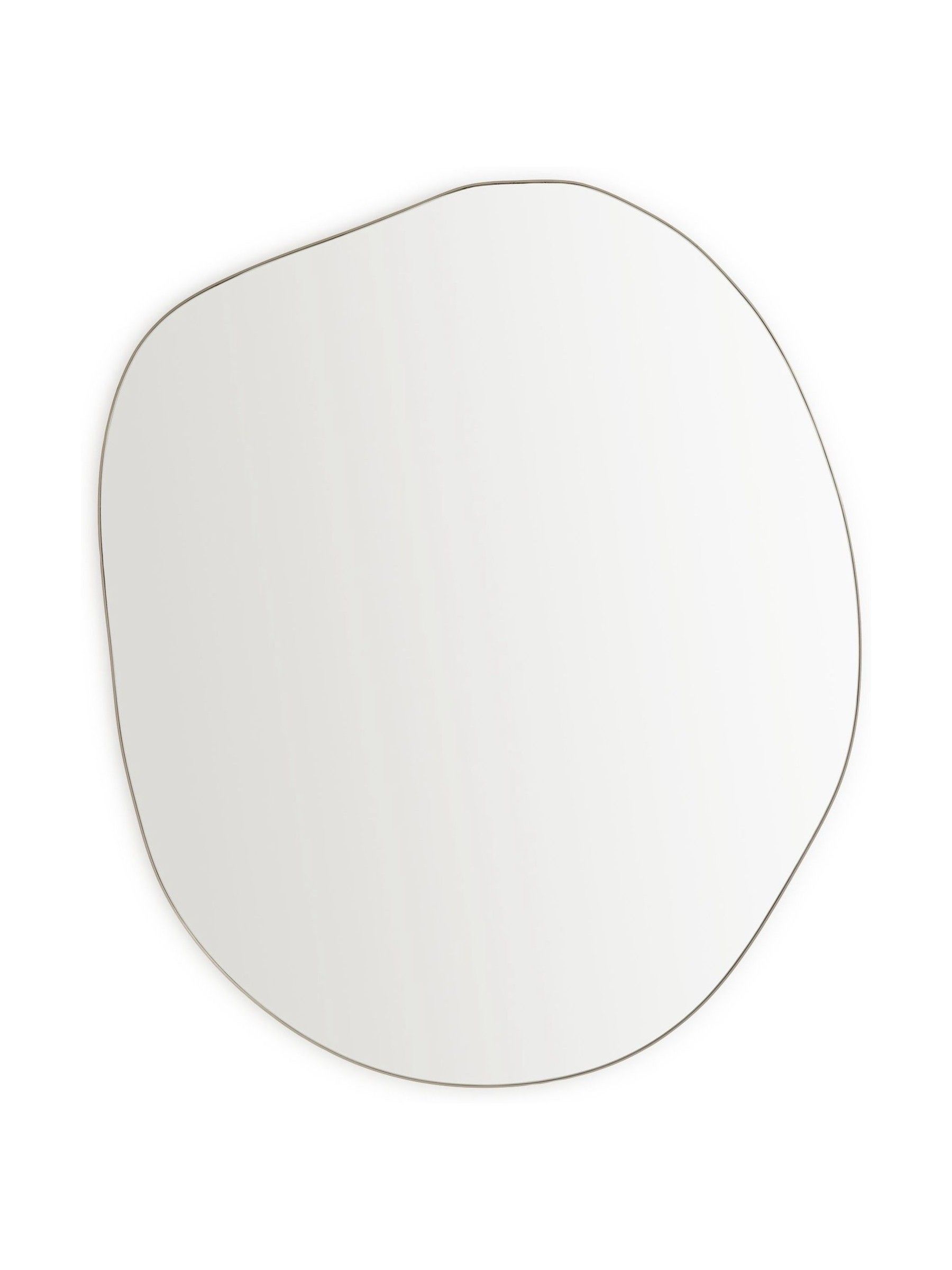 La Redoute Intérieurs Brass Ornica 120 x 100cm Shaped Mirror - Image 1 of 4
