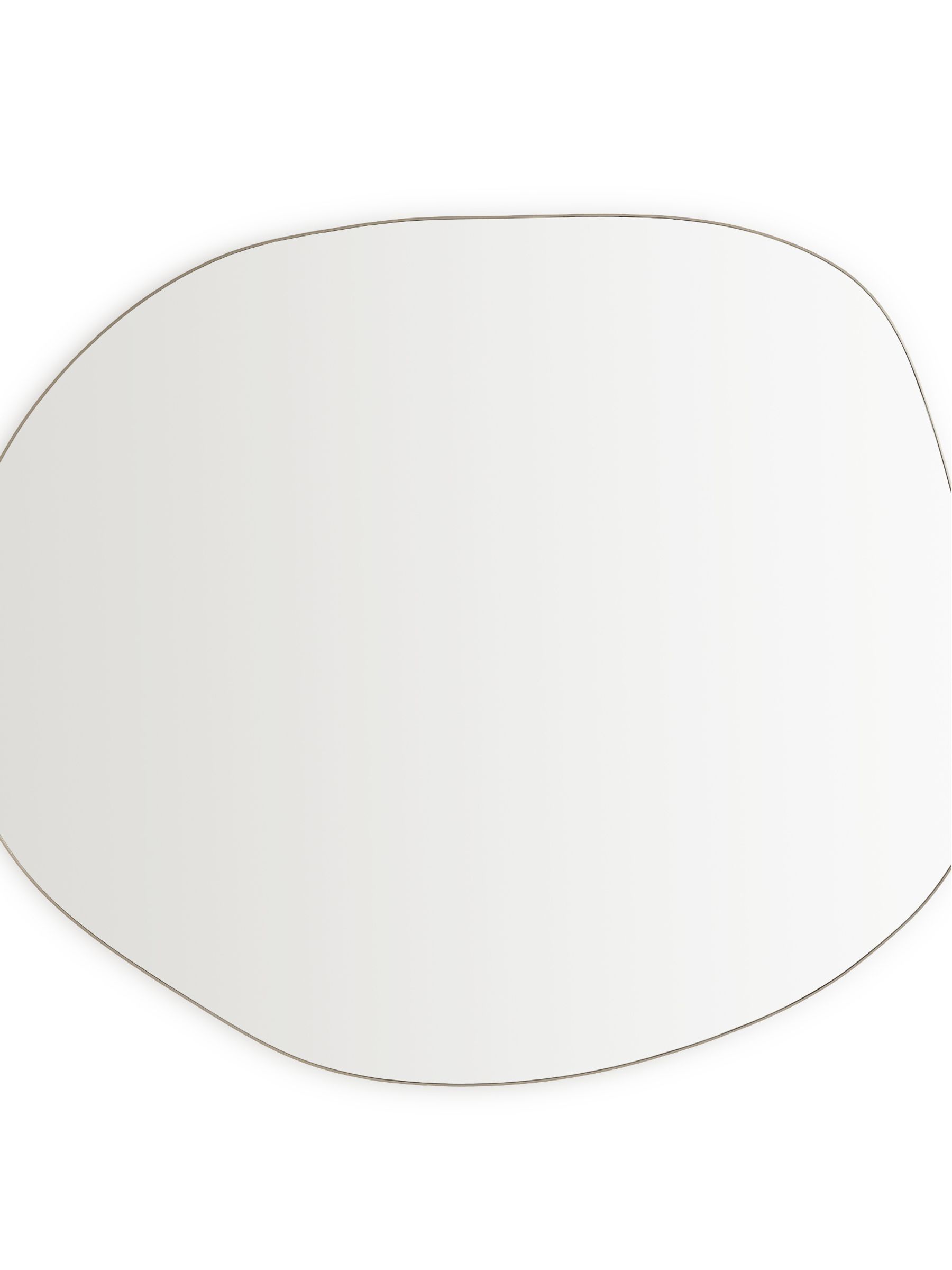La Redoute Intérieurs Brass Ornica 120 x 100cm Shaped Mirror - Image 4 of 4 La Redoute Intérieurs Brass Ornica 120 x 100cm Shaped Mirror - Image 4 of 4