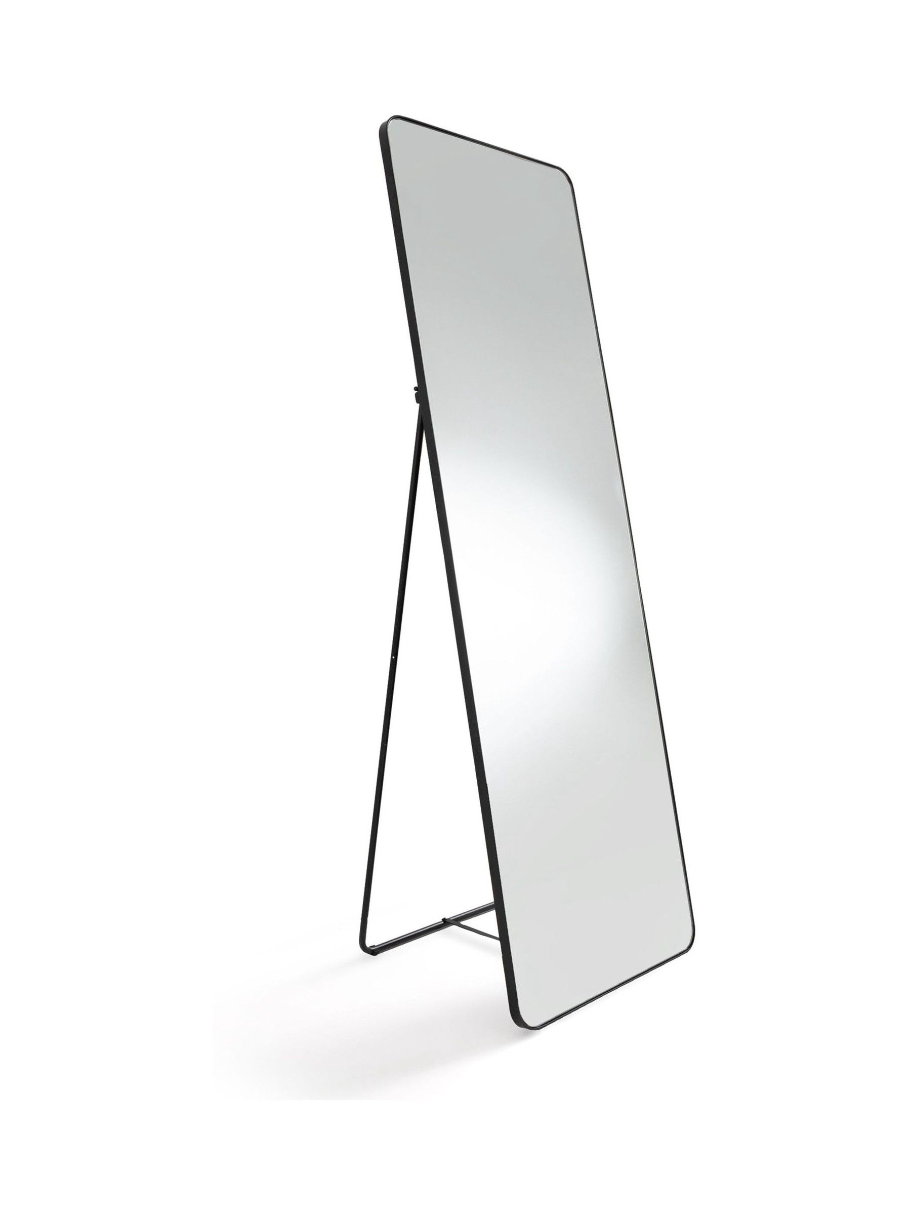 La Redoute Intérieurs Black Iodus 50 x 150cm Standing Psyche Mirror - Image 1 of 5