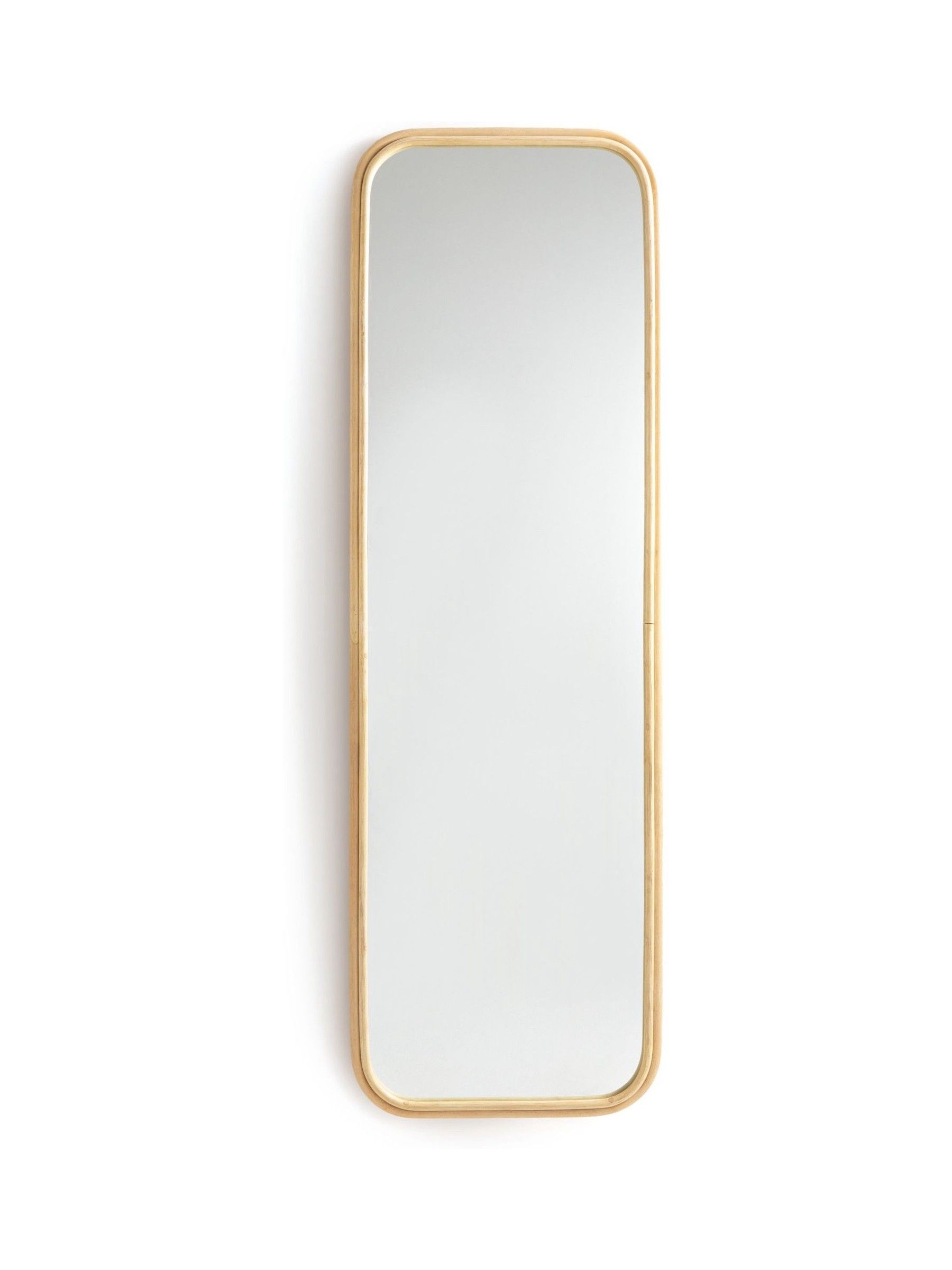 La Redoute Intérieurs Natural Nogu 51 x 160cm Rectangular Rattan Mirror - Image 2 of 4