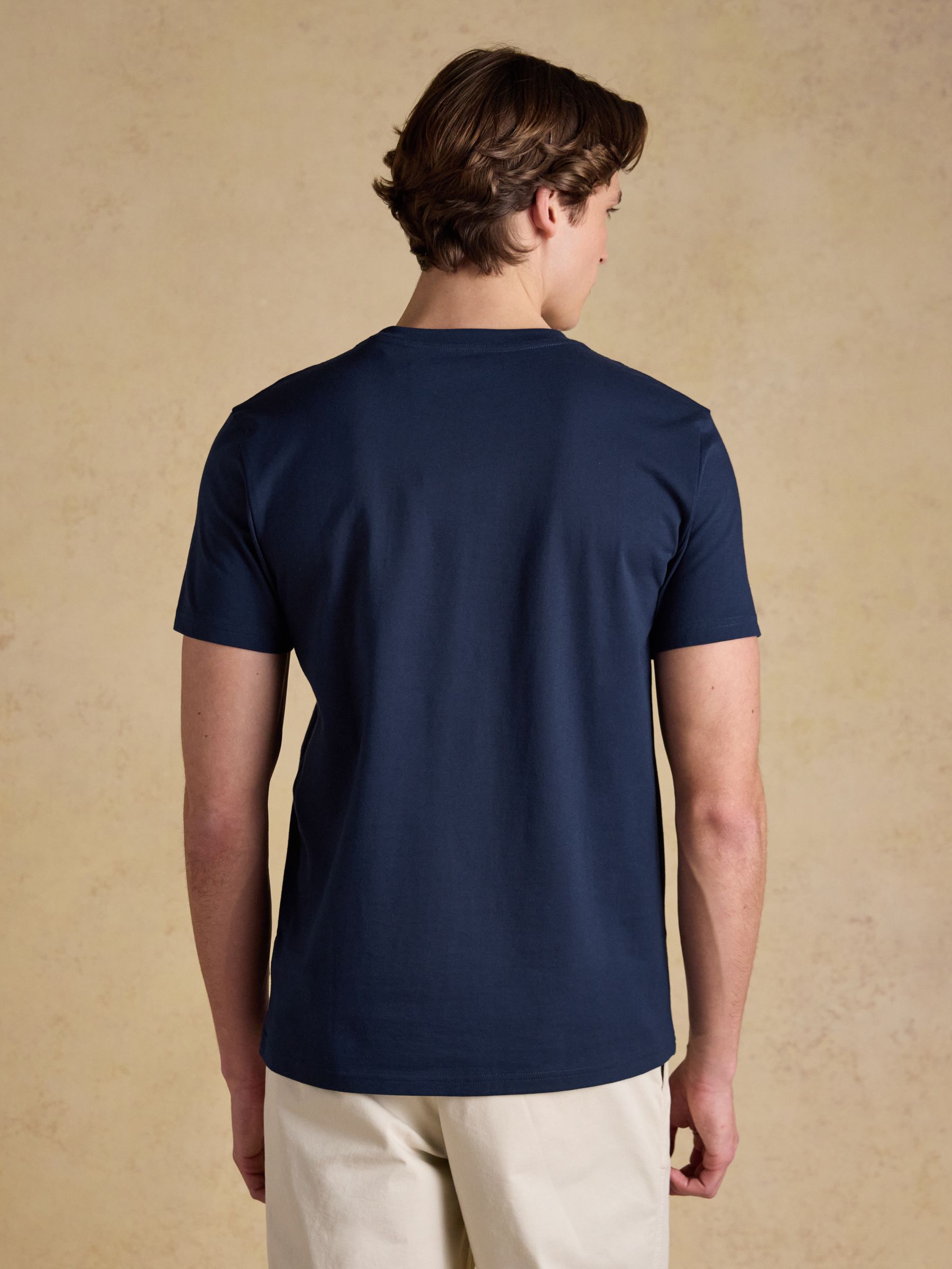 Multi Blue Classic Fit Cotton T-Shirt 5 Pack - Image 11 of 11 Multi Blue Classic Fit Cotton T-Shirt 5 Pack - Image 11 of 11