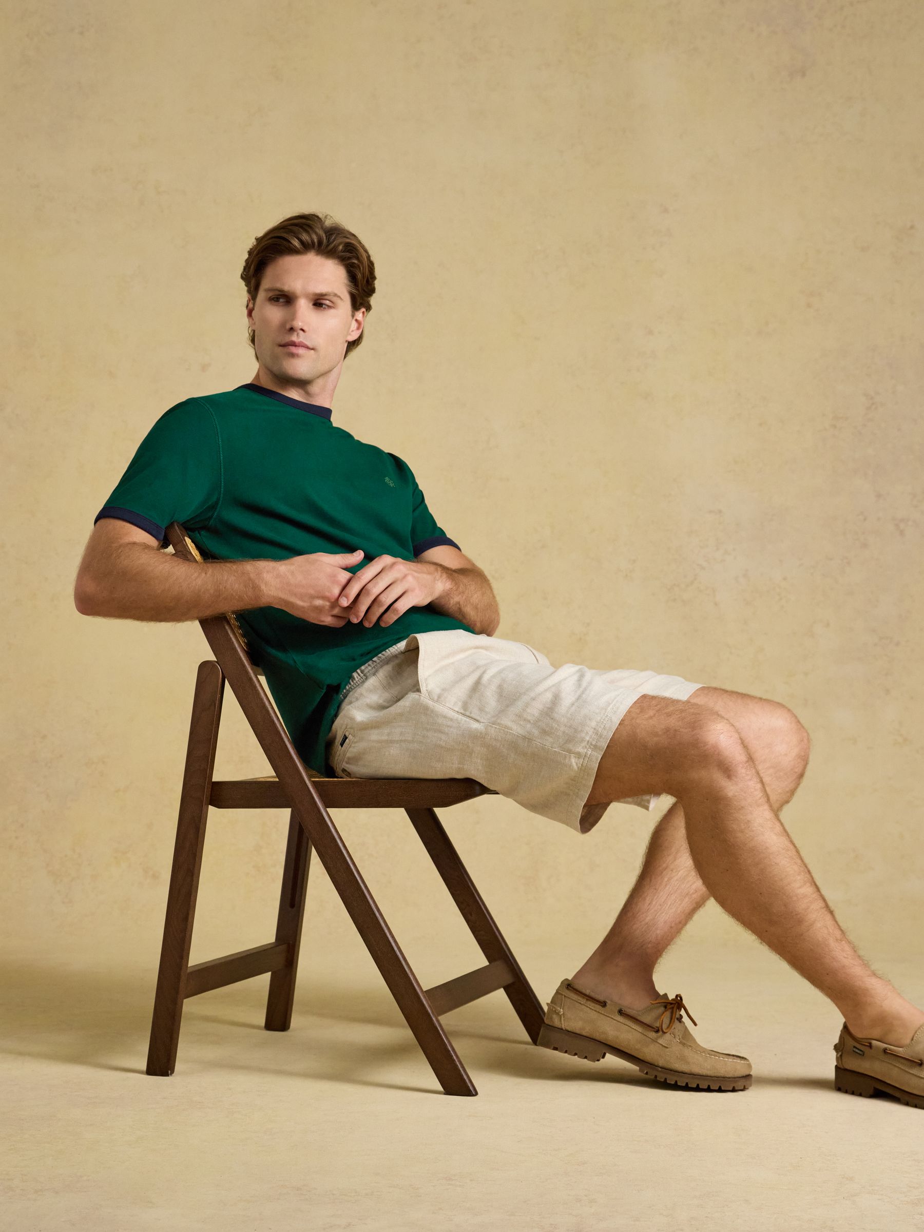 Rugby Club Green Crew Neck Cotton T-Shirt - Image 3 of 6