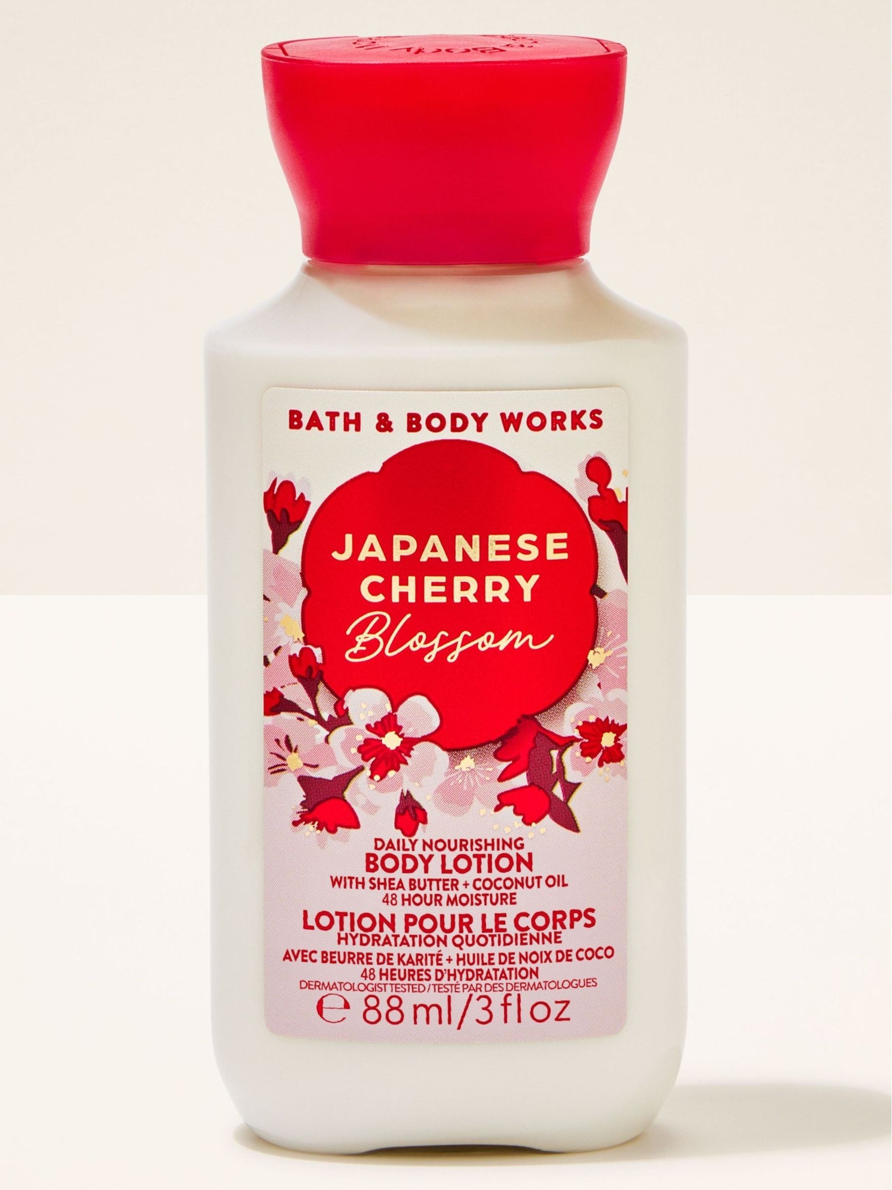 Japanese Cherry Blossom Travel Size Body Lotion 88ml - Image 1 of 2