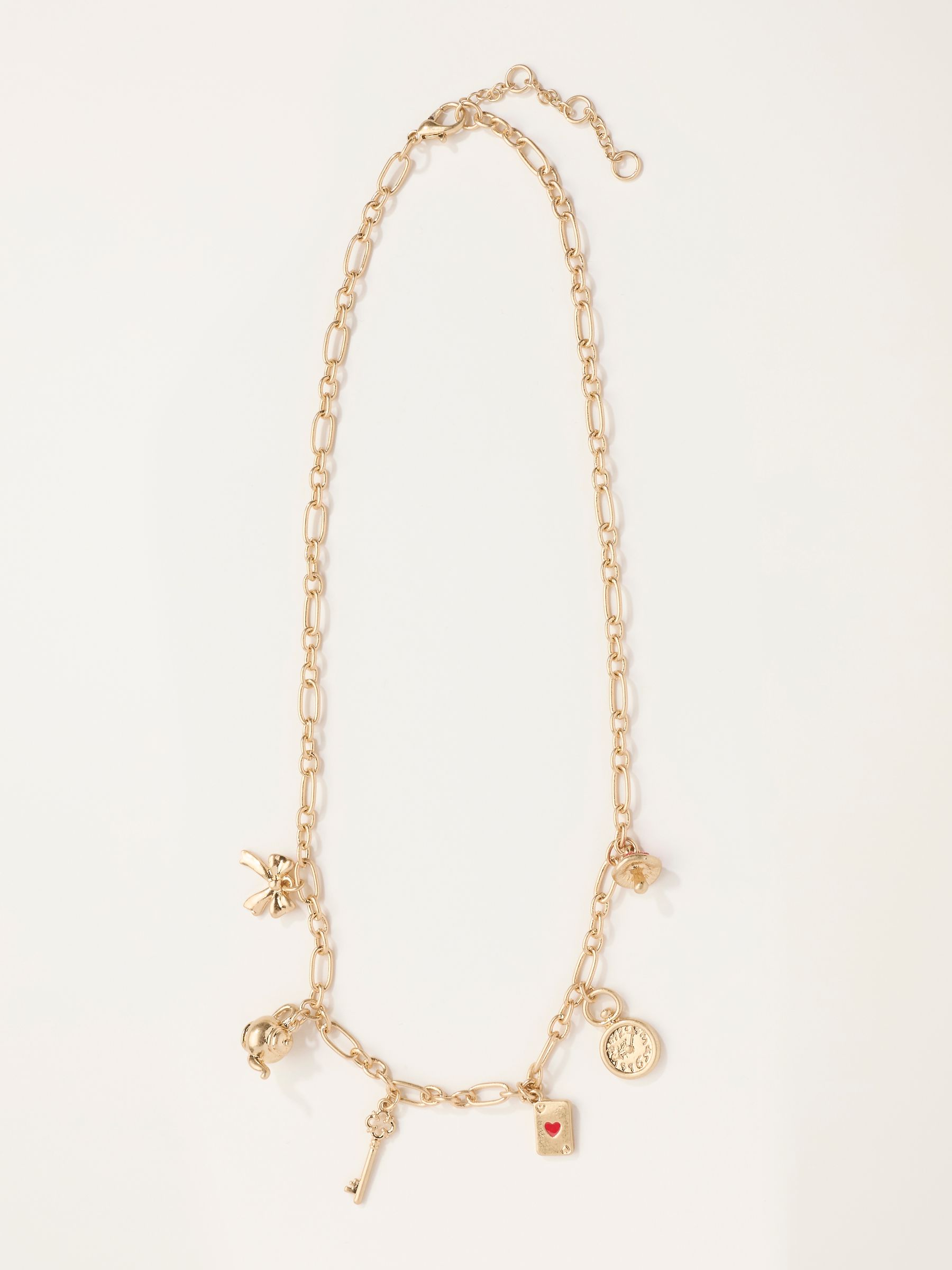V&A | Gold Tone Charm Necklace - Image 1 of 3