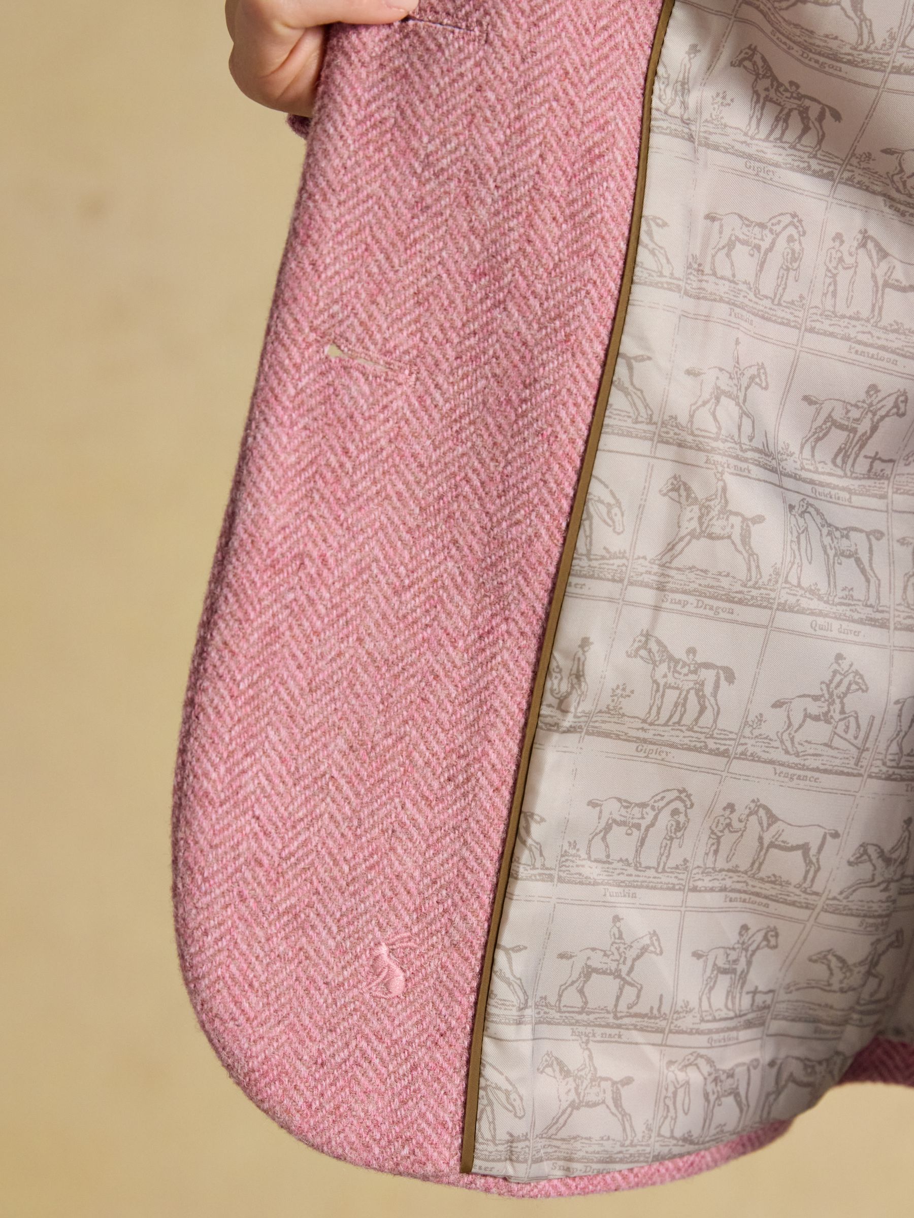 Canterley Pink Tweed Blazer - Image 10 of 11