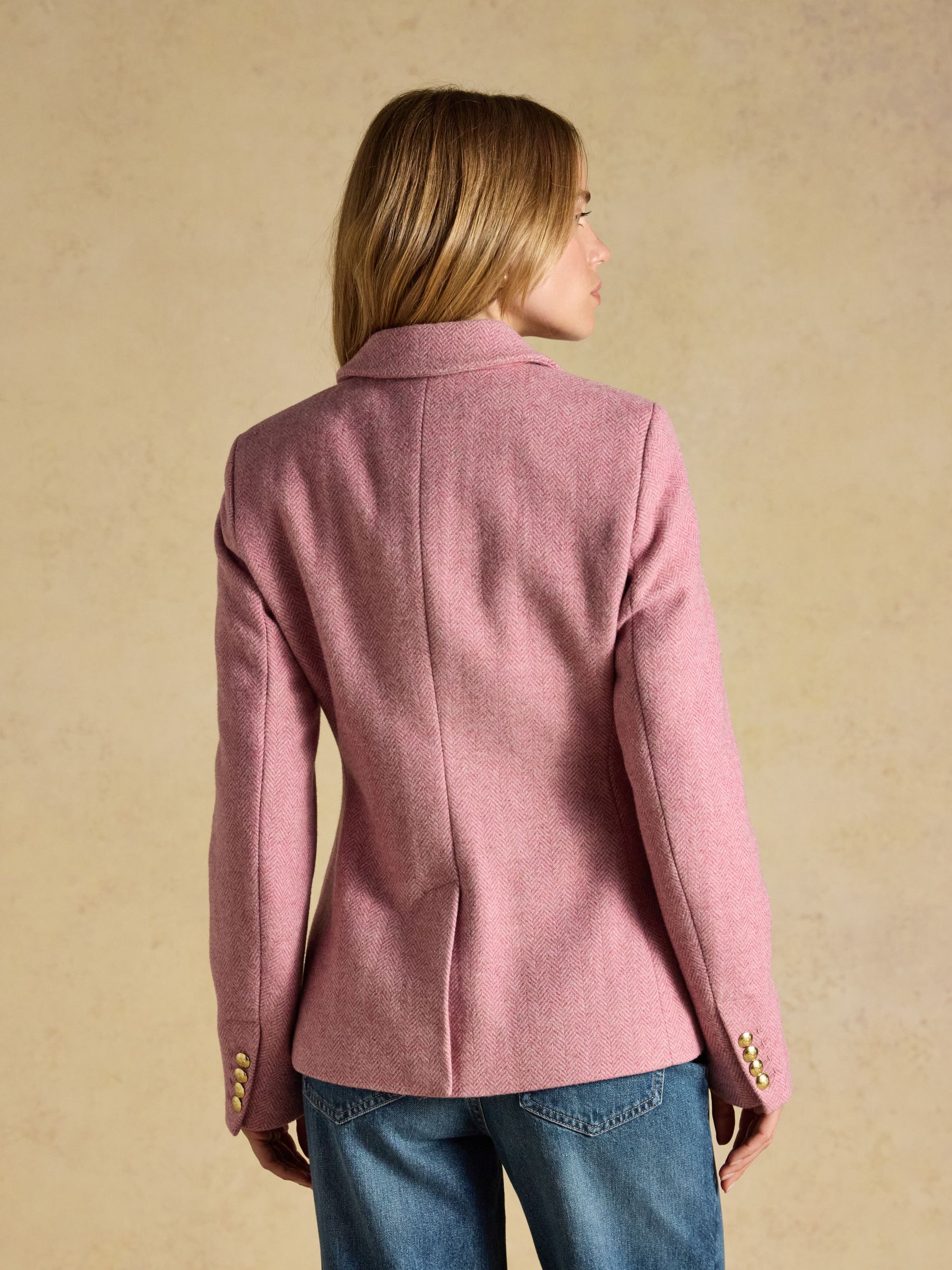 Canterley Pink Tweed Blazer - Image 2 of 11 Canterley Pink Tweed Blazer - Image 2 of 11