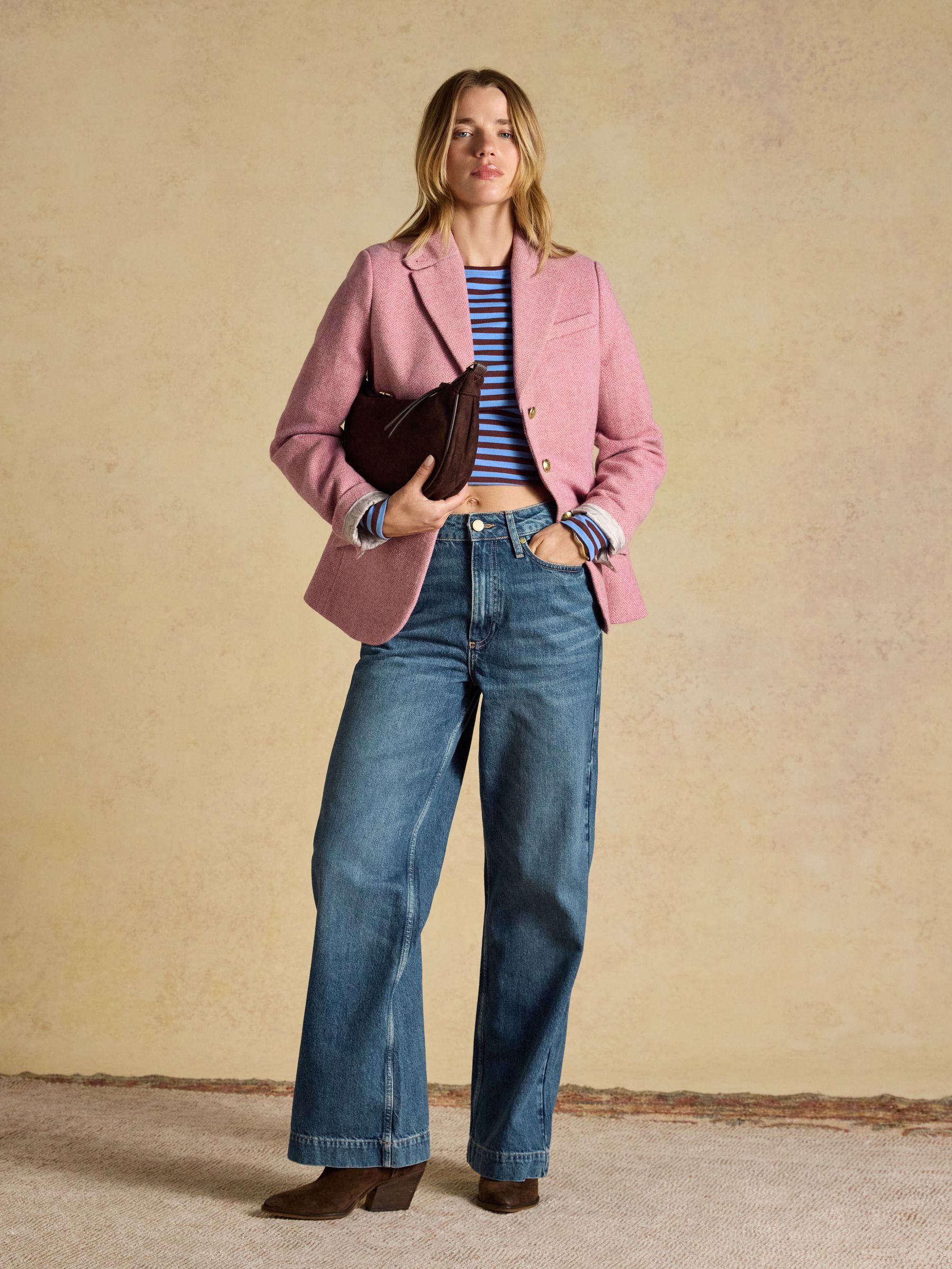Canterley Pink Tweed Blazer - Image 4 of 11