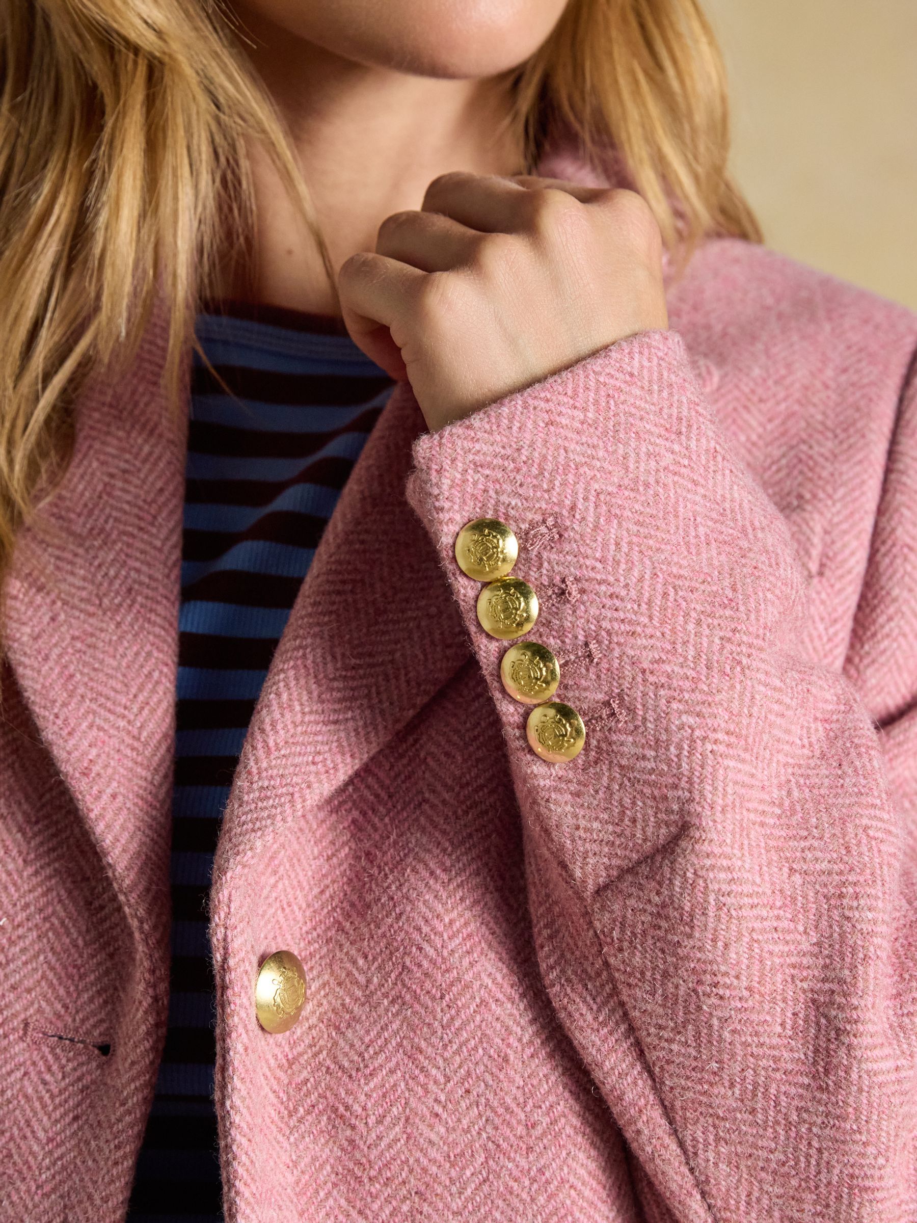 Canterley Pink Tweed Blazer - Image 5 of 11