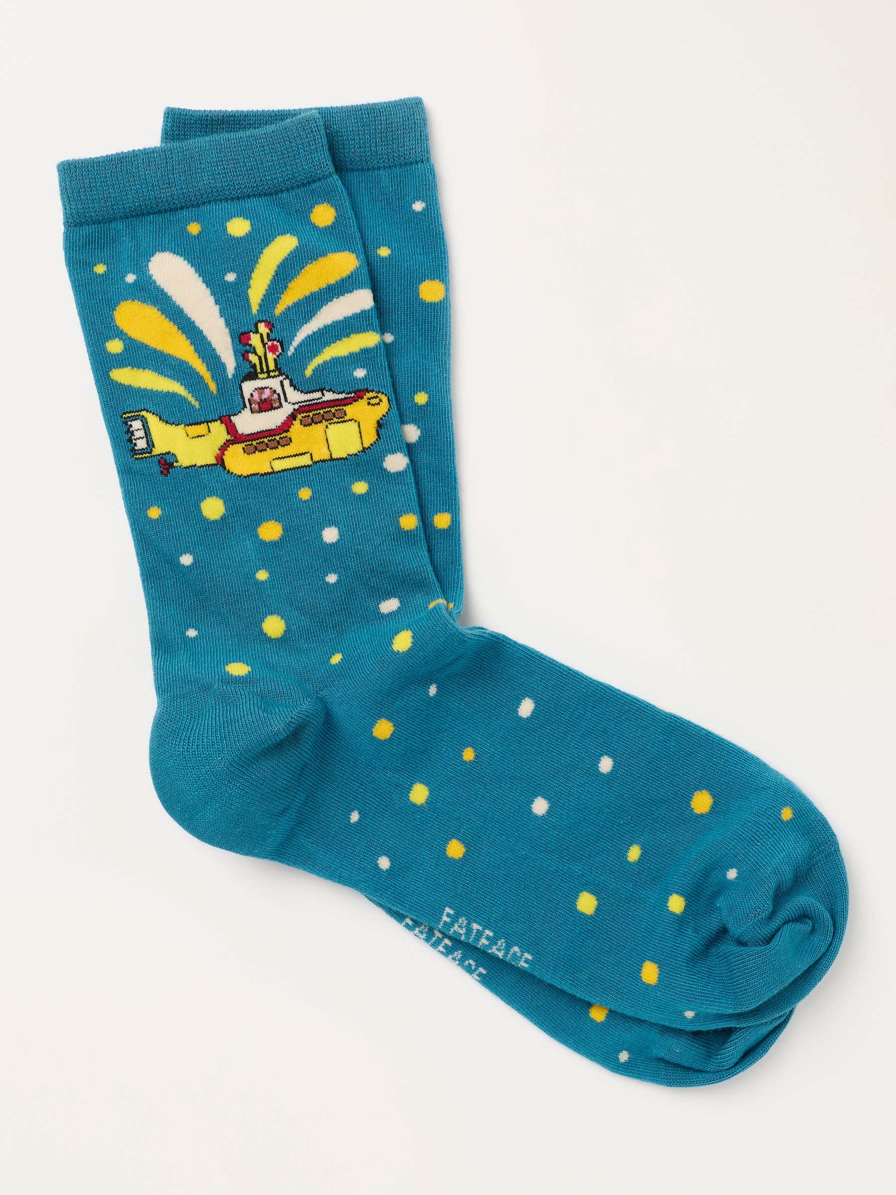Green Beatles Submarine Socks - Image 1 of 2 Green Beatles Submarine Socks - Image 1 of 2