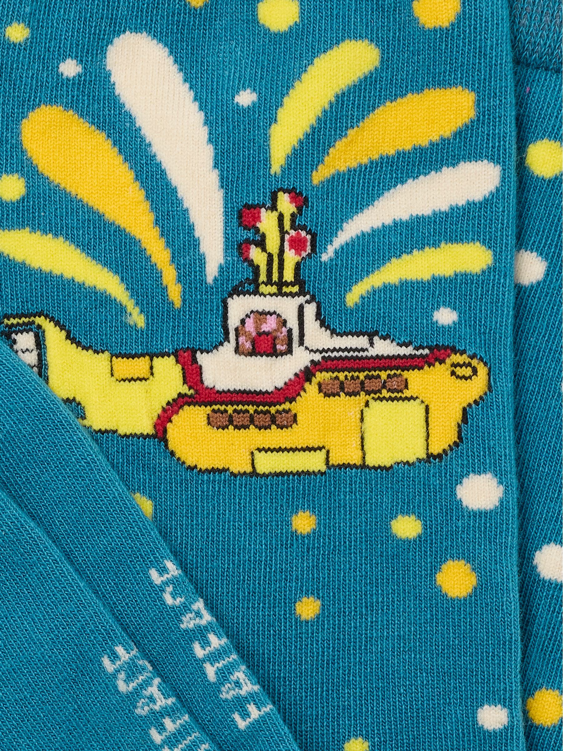 Green Beatles Submarine Socks - Image 2 of 2