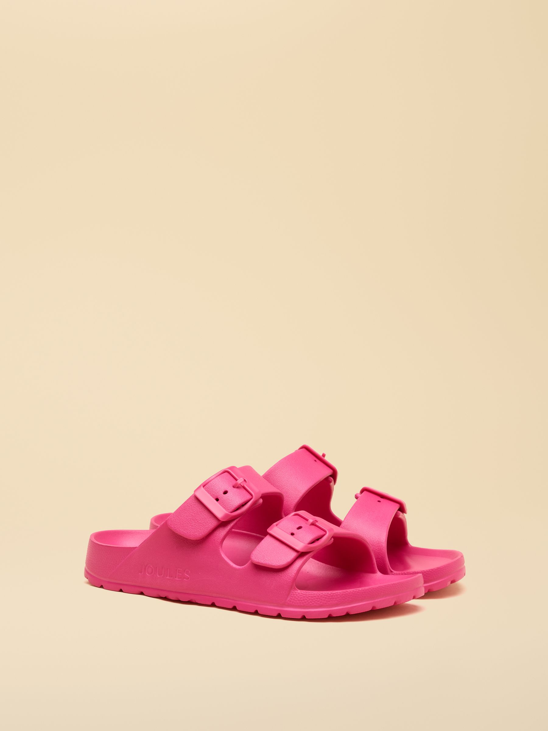Kids' Sunseeker Pink EVA Double Buckle Sliders - Image 1 of 6 Kids' Sunseeker Pink EVA Double Buckle Sliders - Image 1 of 6