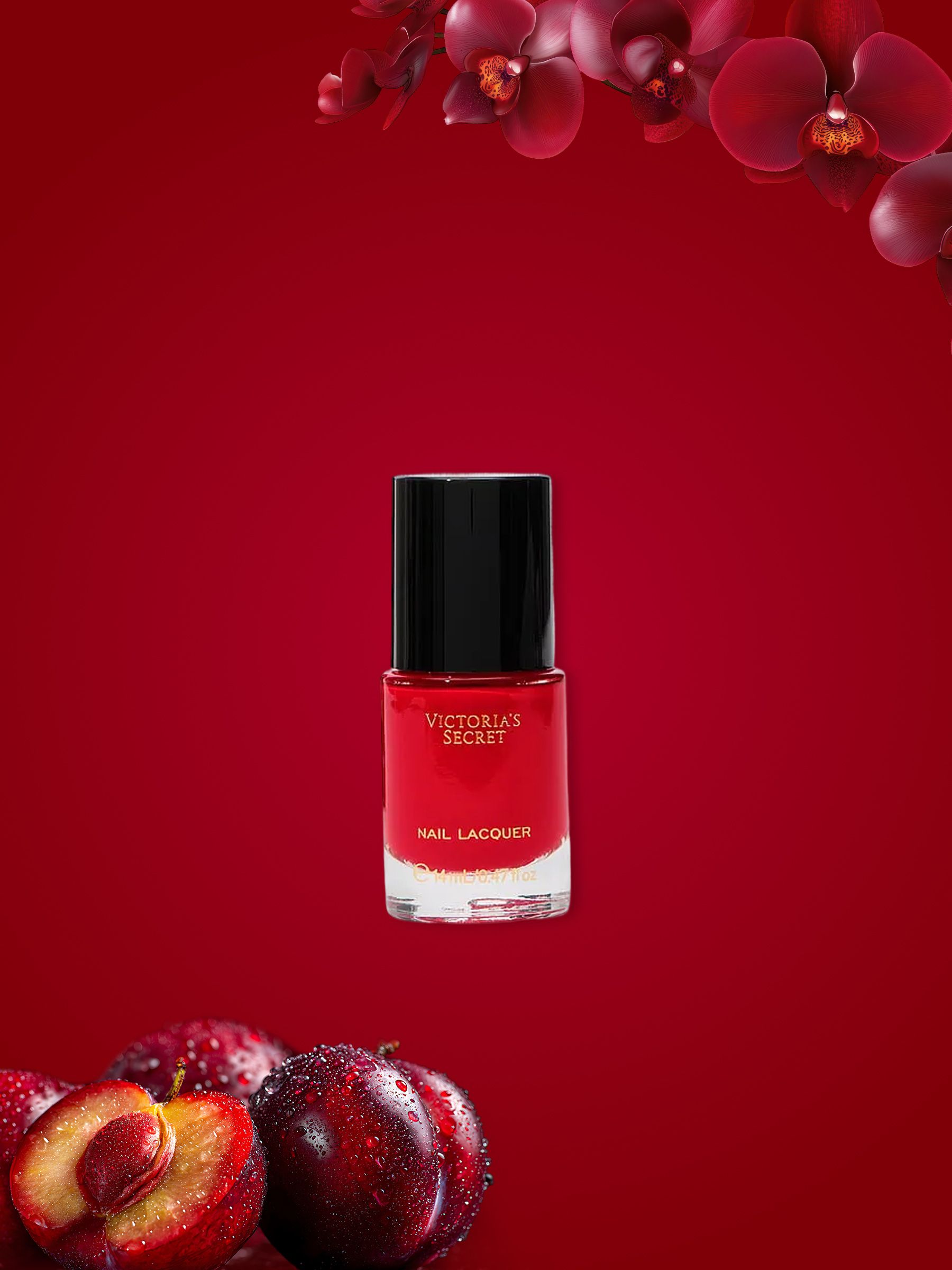 Scarlet Red Nail Polish - Image 1 of 2