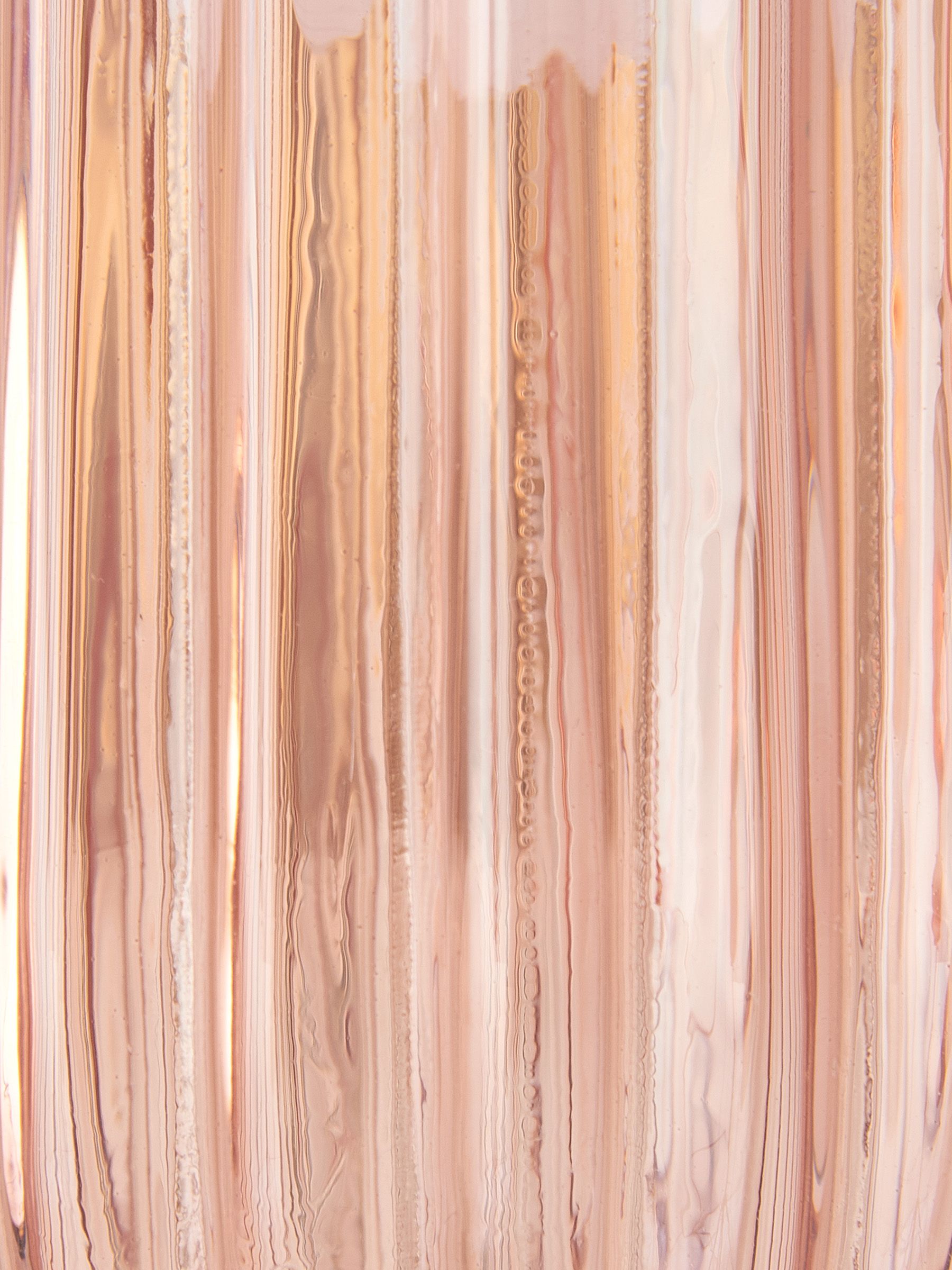 Briz Ribbed Glass Table Light in Pink - Image 6 of 7