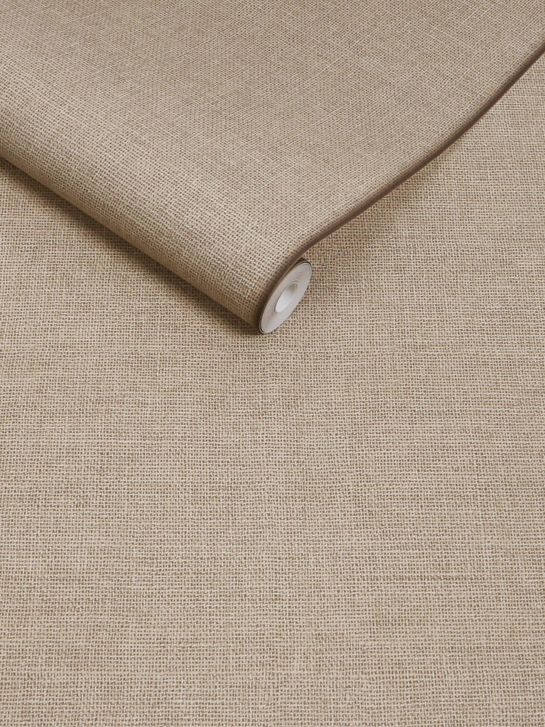 Effie 10M Wallpaper in Beige Hessian - Image 3 of 4
