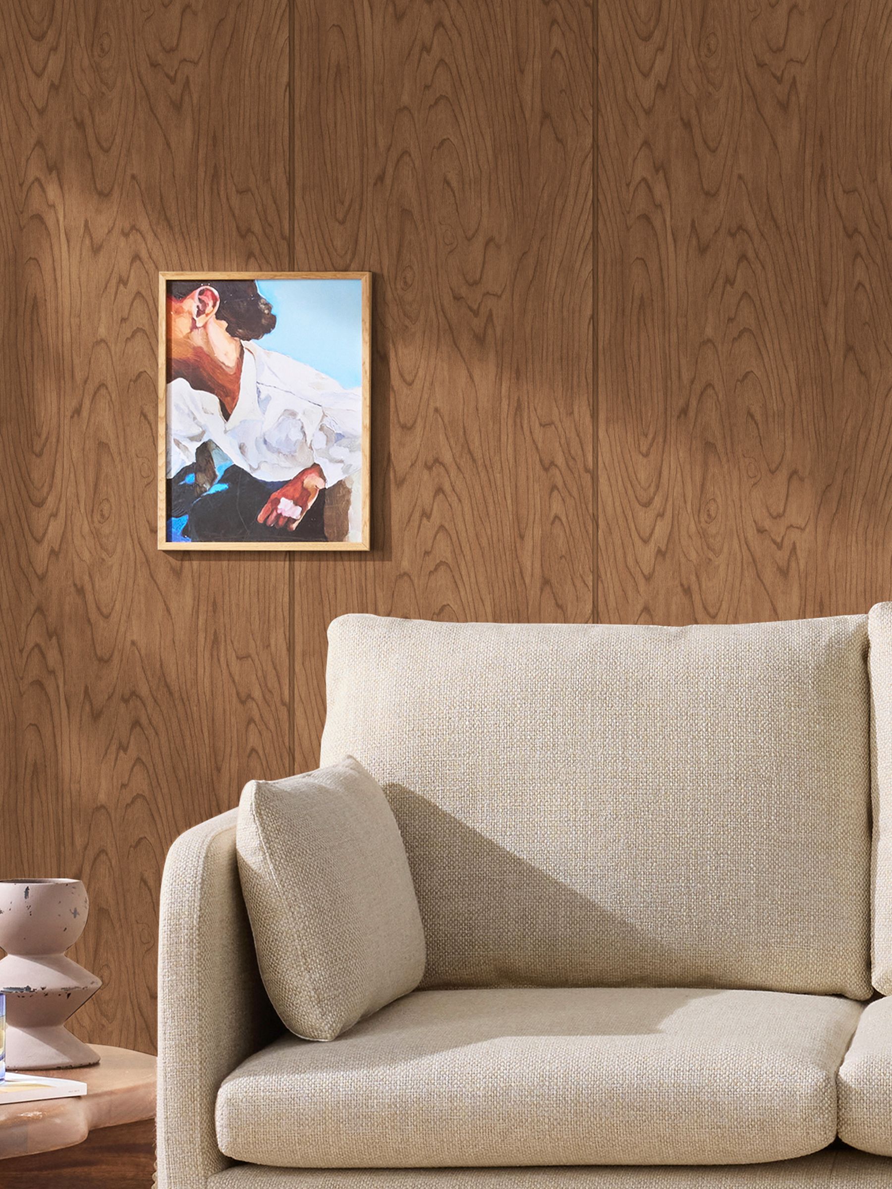 Orly 10M Wallpaper in Mid Tone Timber - Image 4 of 4 Orly 10M Wallpaper in Mid Tone Timber - Image 4 of 4