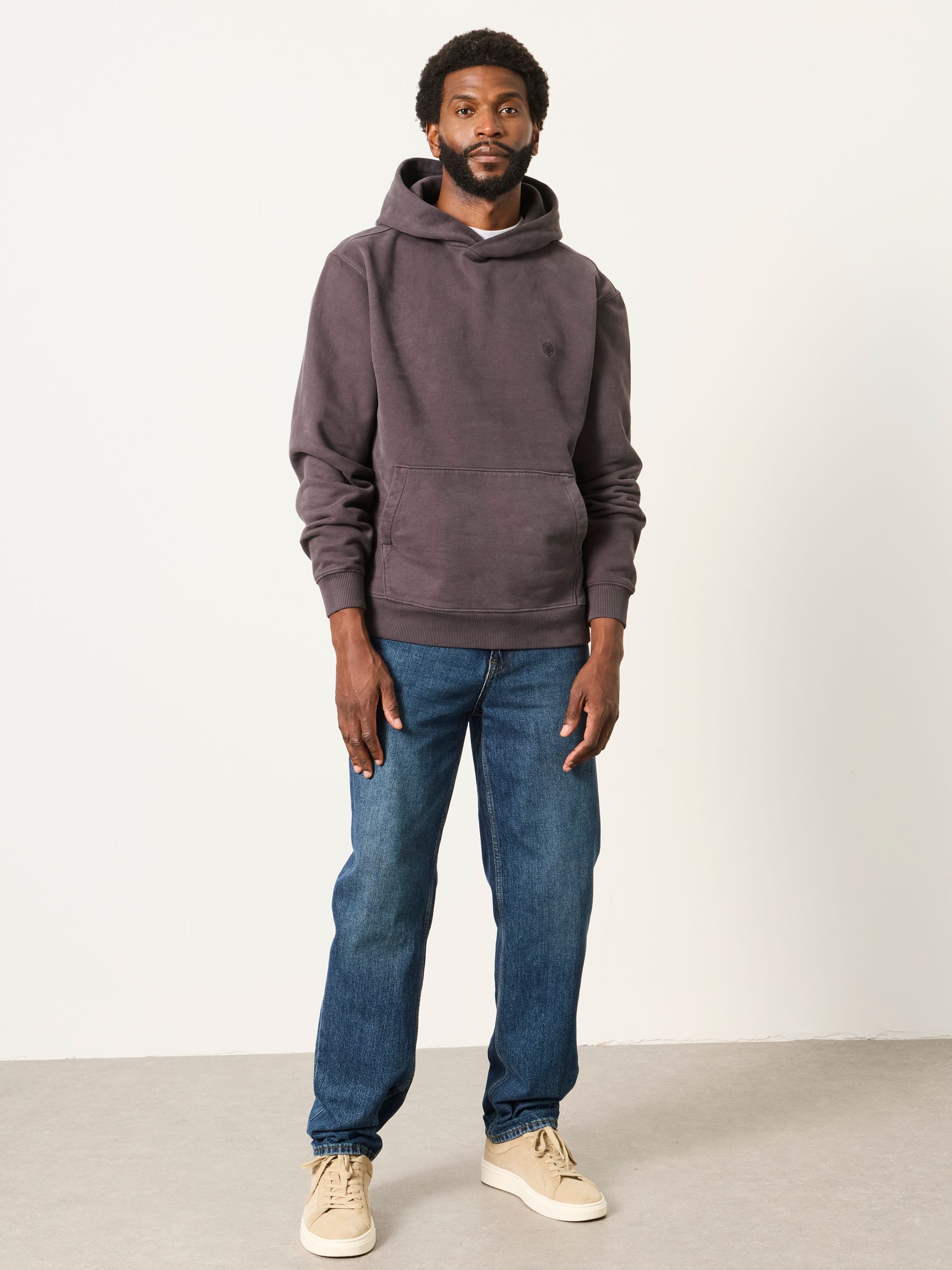 Hayle Charcoal Grey Overhead Hoodie - Image 4 of 7