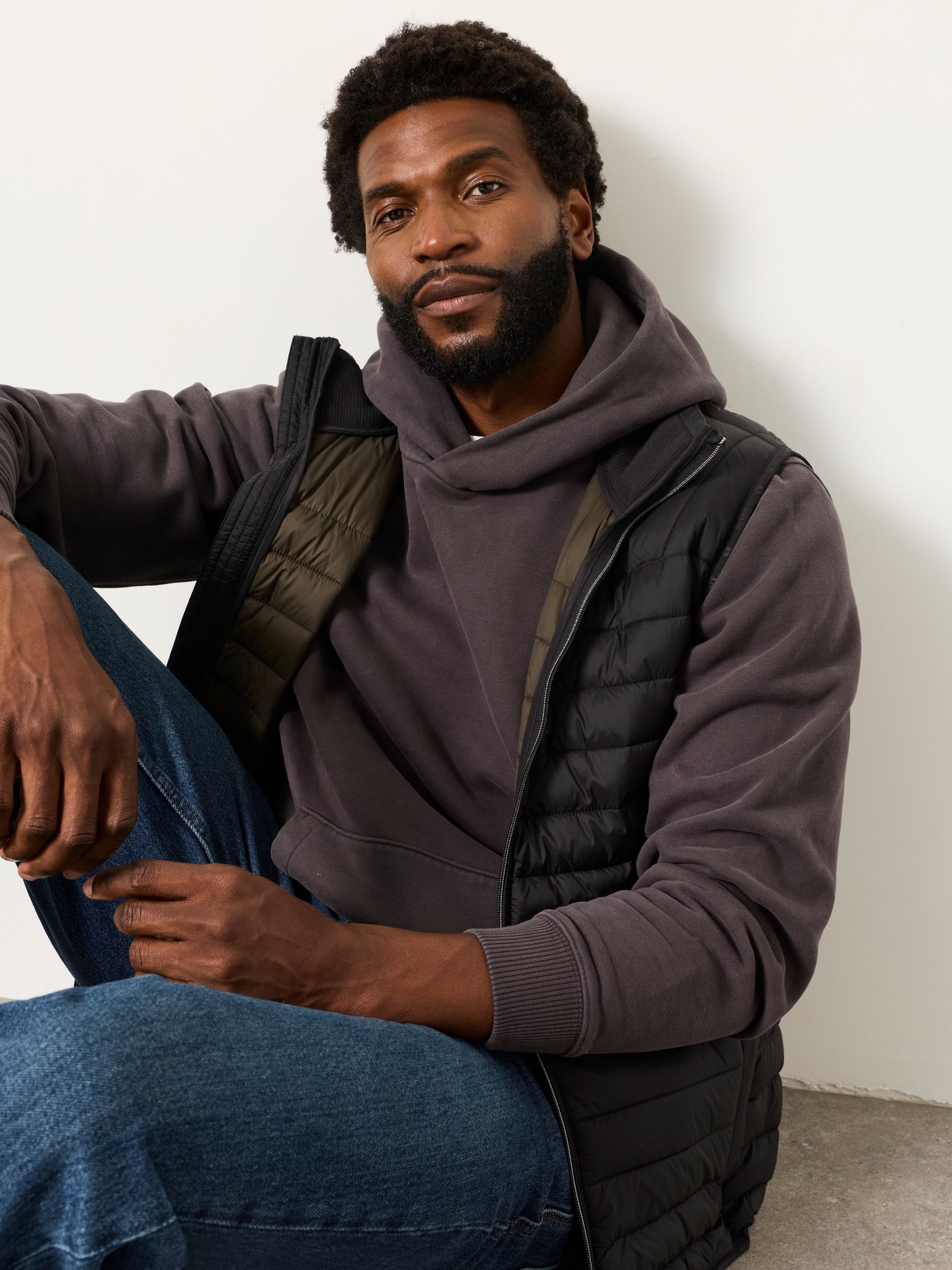 Hayle Charcoal Grey Overhead Hoodie - Image 5 of 7