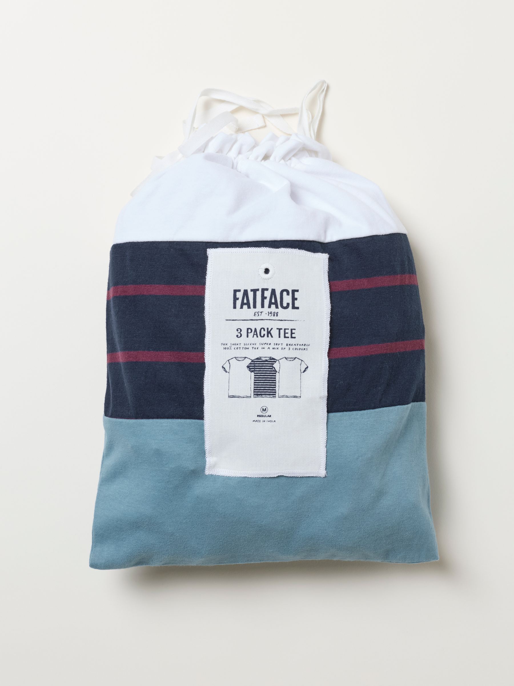 3 Pack Navy Short Sleeve T-Shirt - Image 8 of 8