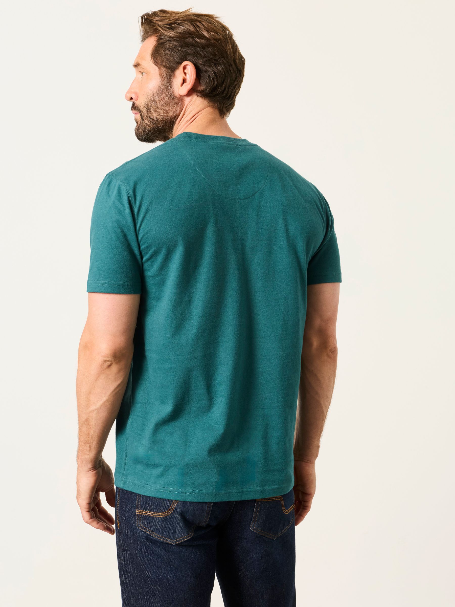 2 Pack Teal/Burgundy Short Sleeve T-Shirt - Image 3 of 7