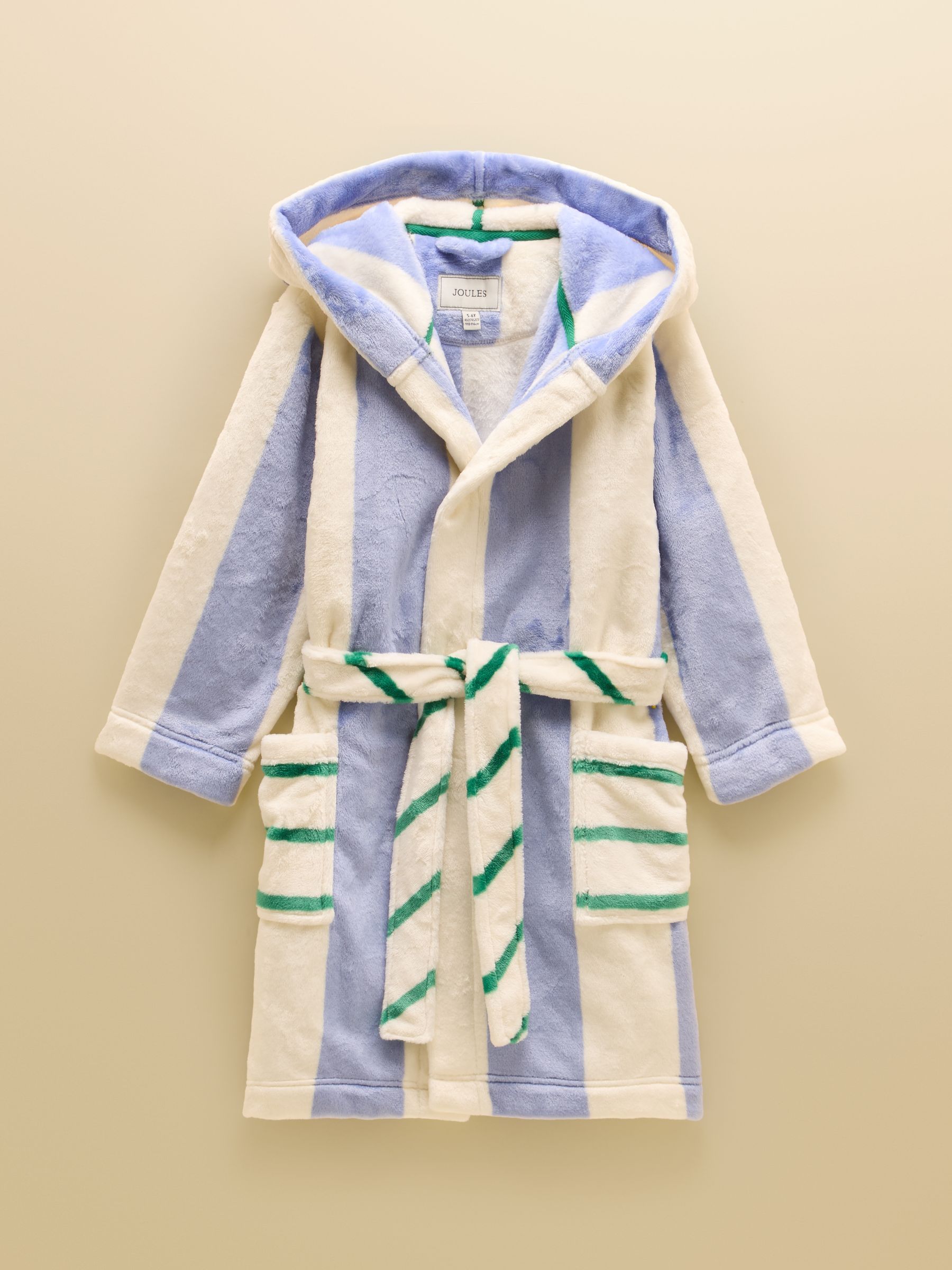 Kids' Snug Blue Stripe Dressing Gown - Image 1 of 4