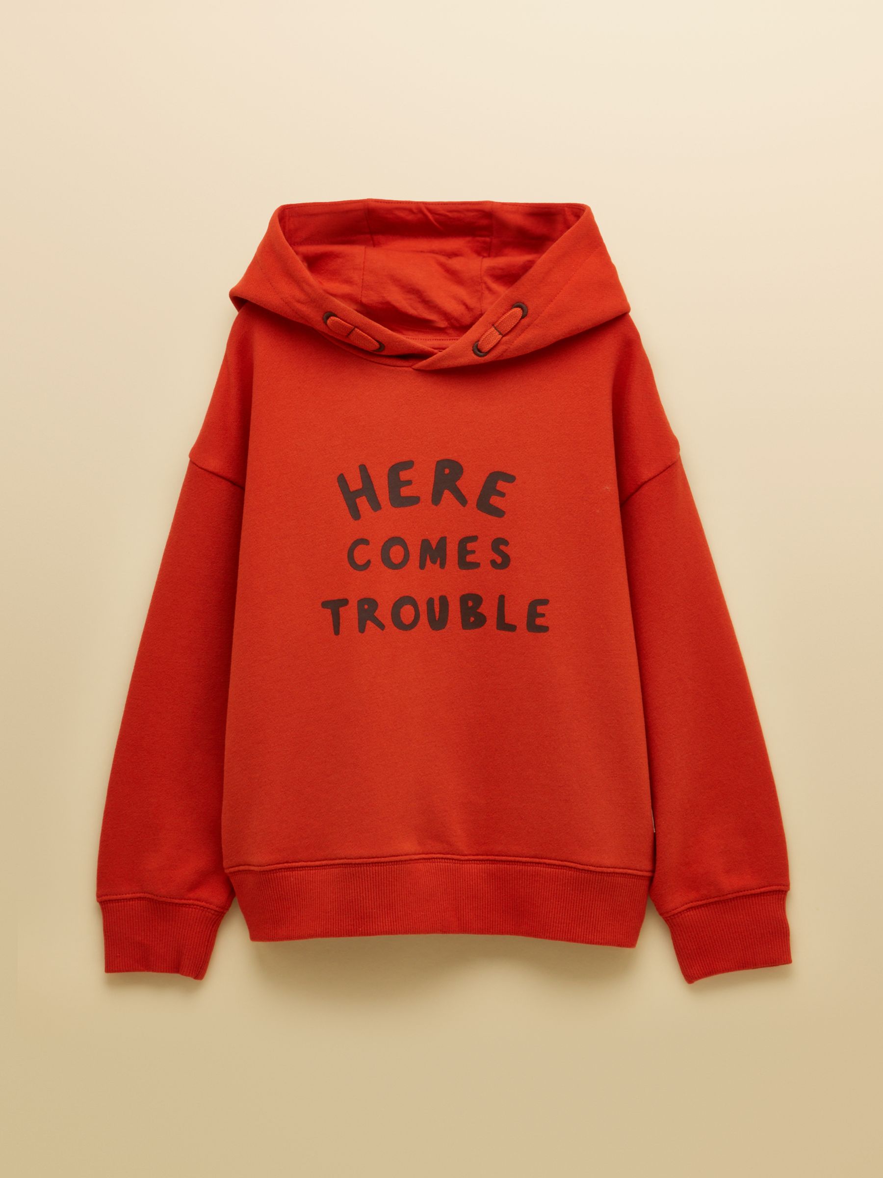 Kids' Sundaze Burnt Orange Slogan Hoodie - Image 1 of 4