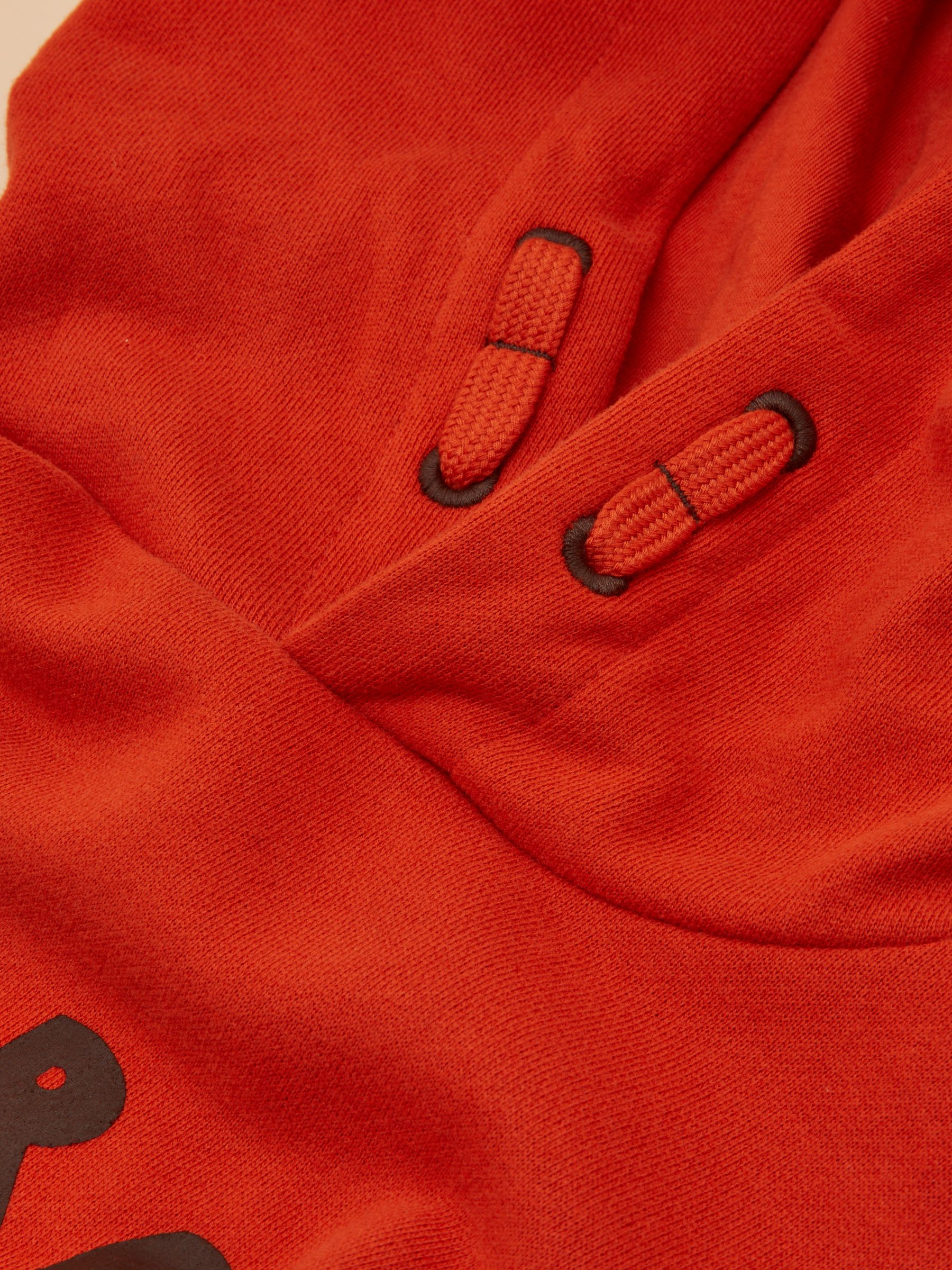 Kids' Sundaze Burnt Orange Slogan Hoodie - Image 4 of 4