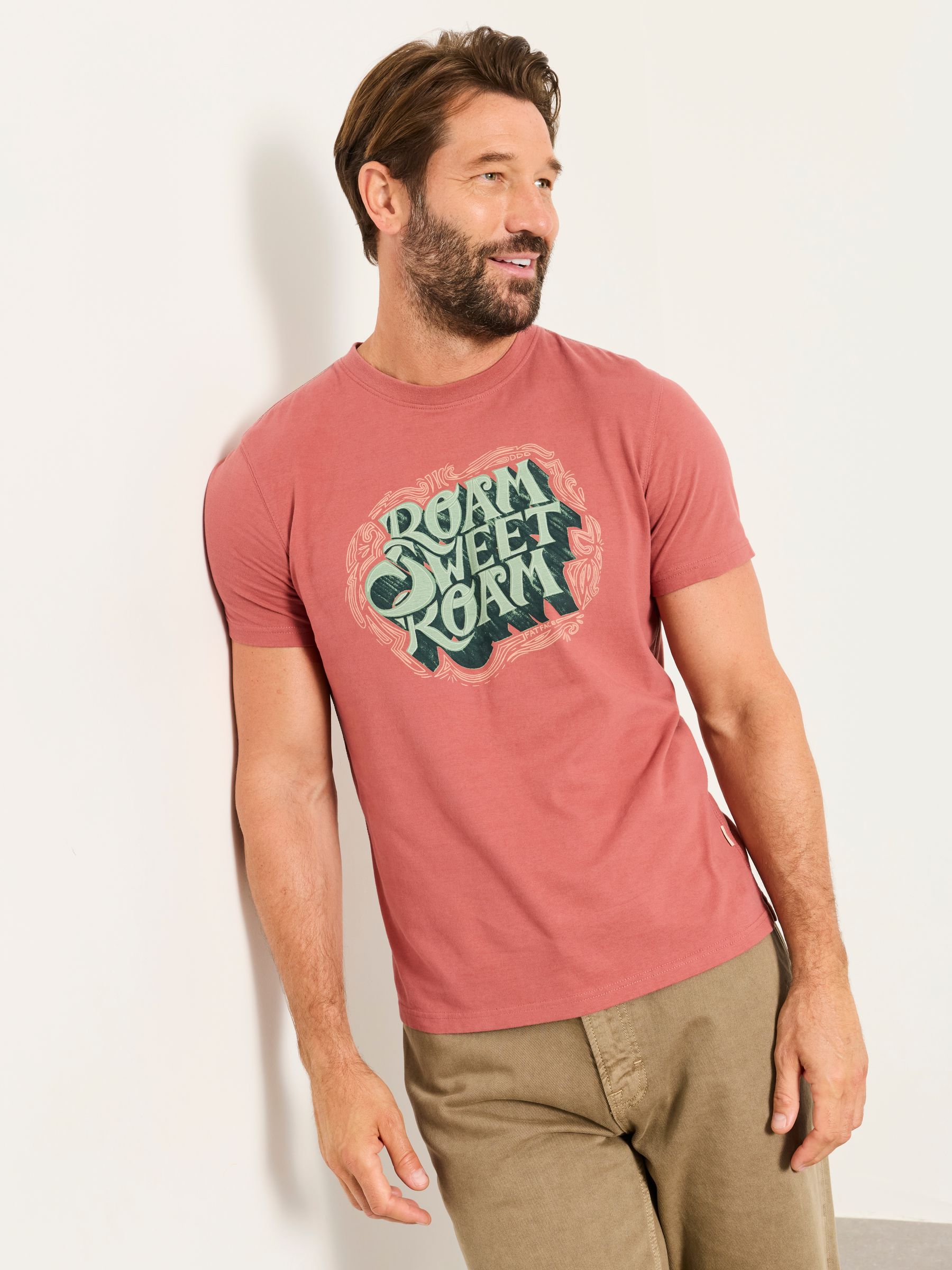 Rose Pink Roam Graphic T-Shirt - Image 1 of 6