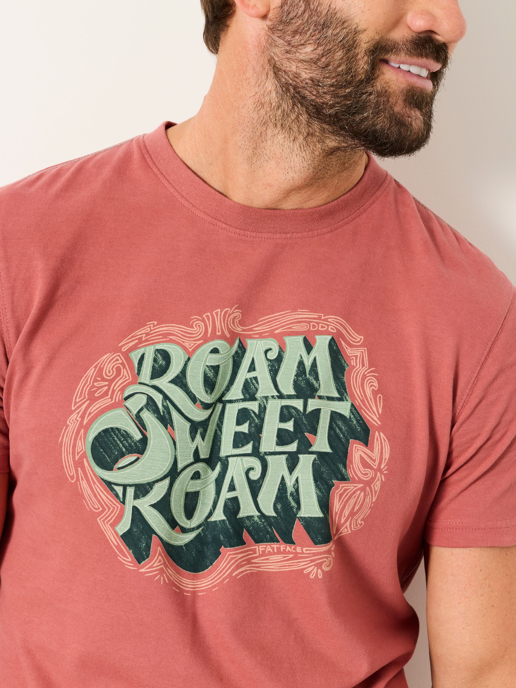 Rose Pink Roam Graphic T-Shirt - Image 3 of 6