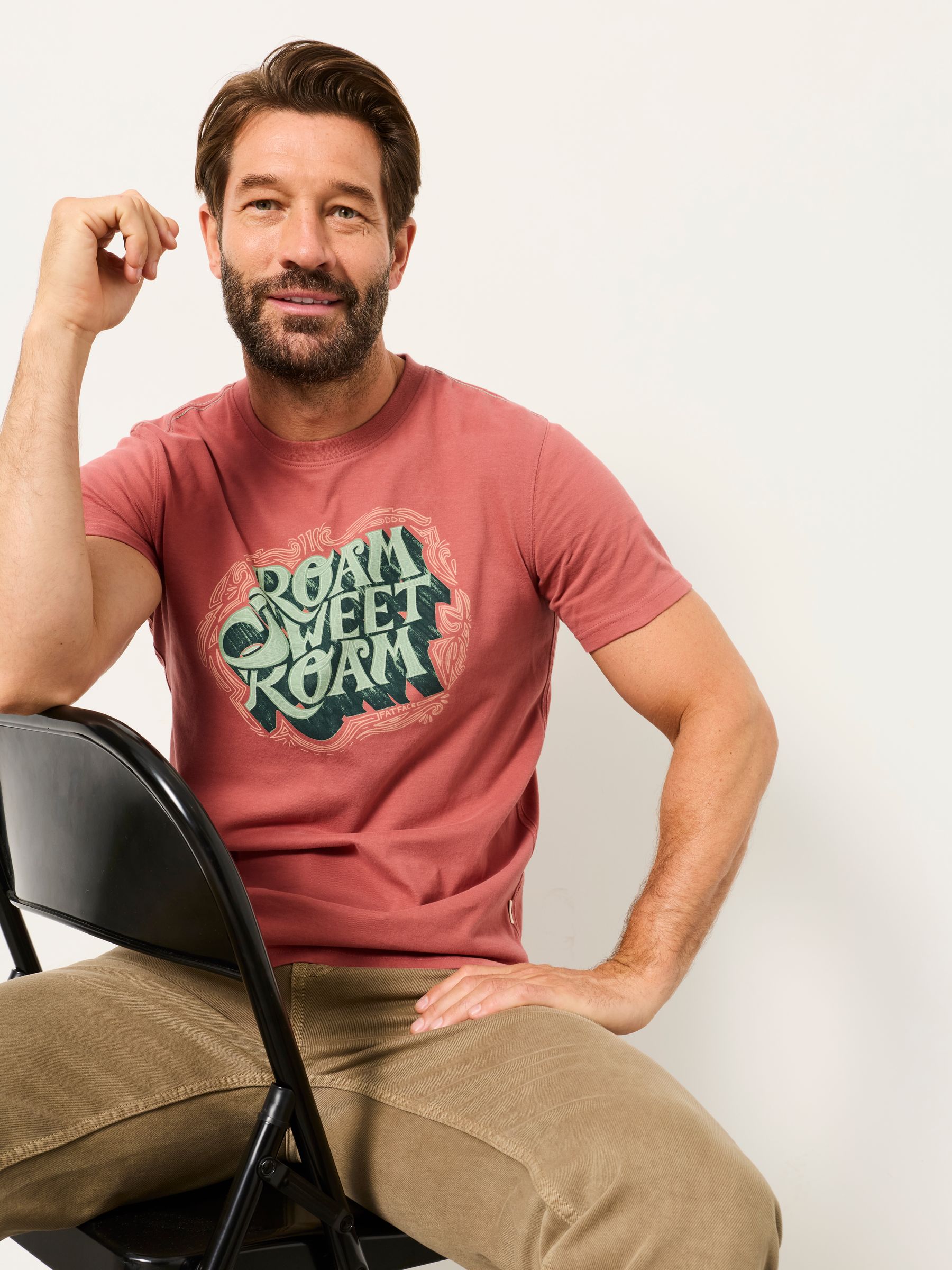 Rose Pink Roam Graphic T-Shirt - Image 5 of 6