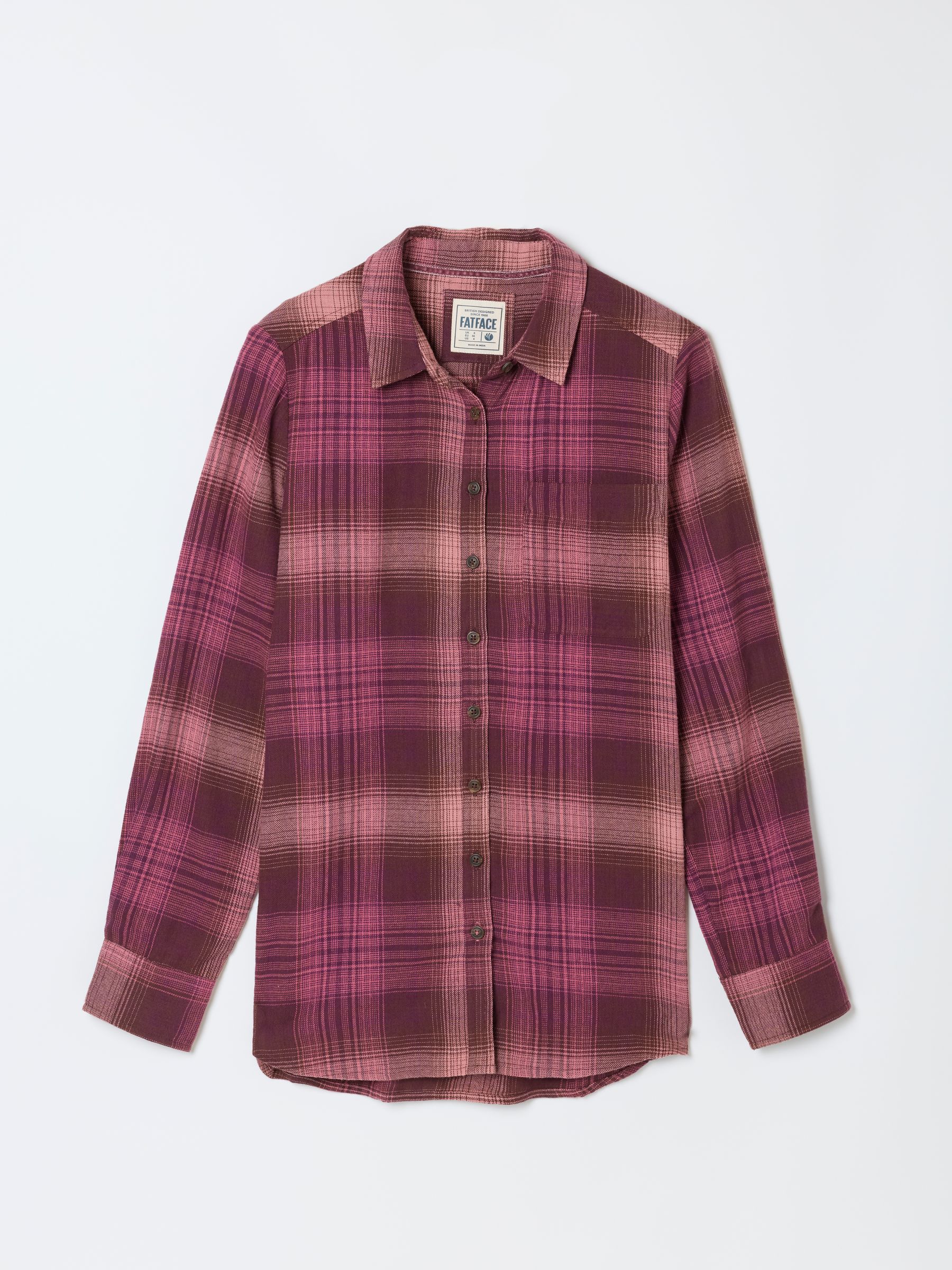 Olivia Pink Petite Check Shirt - Image 6 of 6 Olivia Pink Petite Check Shirt - Image 6 of 6