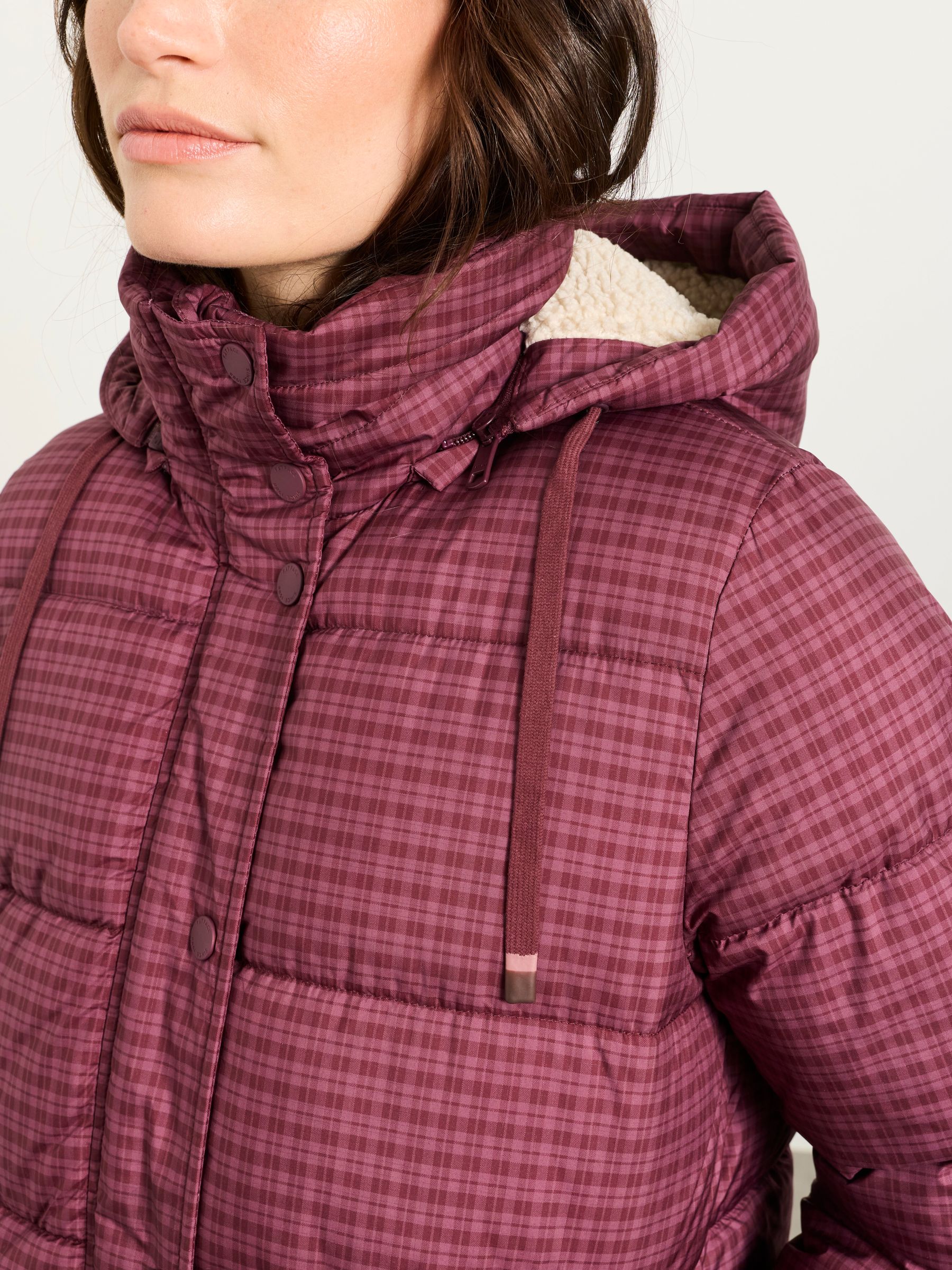Carly Purple Short Puffer Jacket - Image 4 of 6