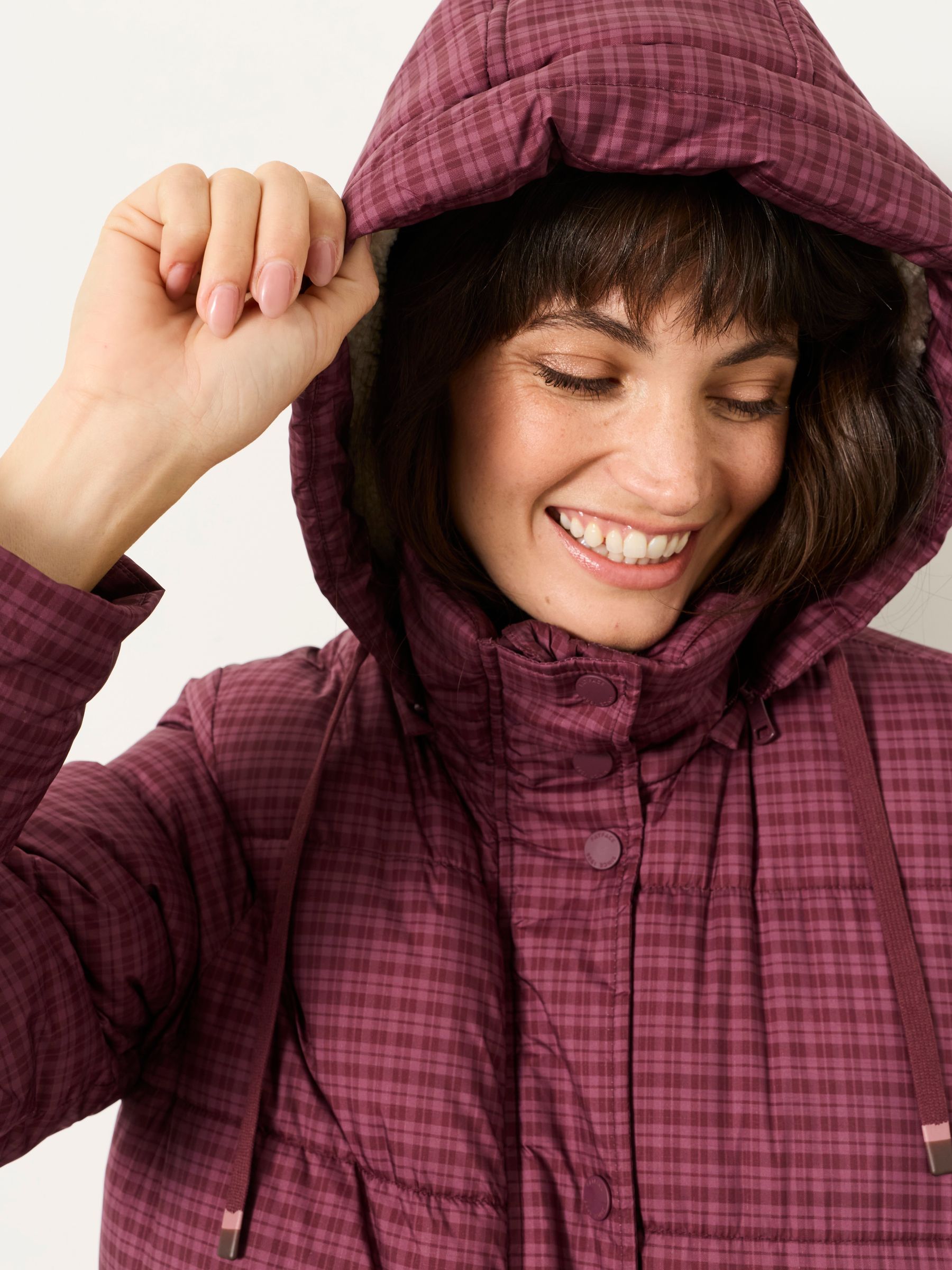 Carly Purple Short Puffer Jacket - Image 5 of 6