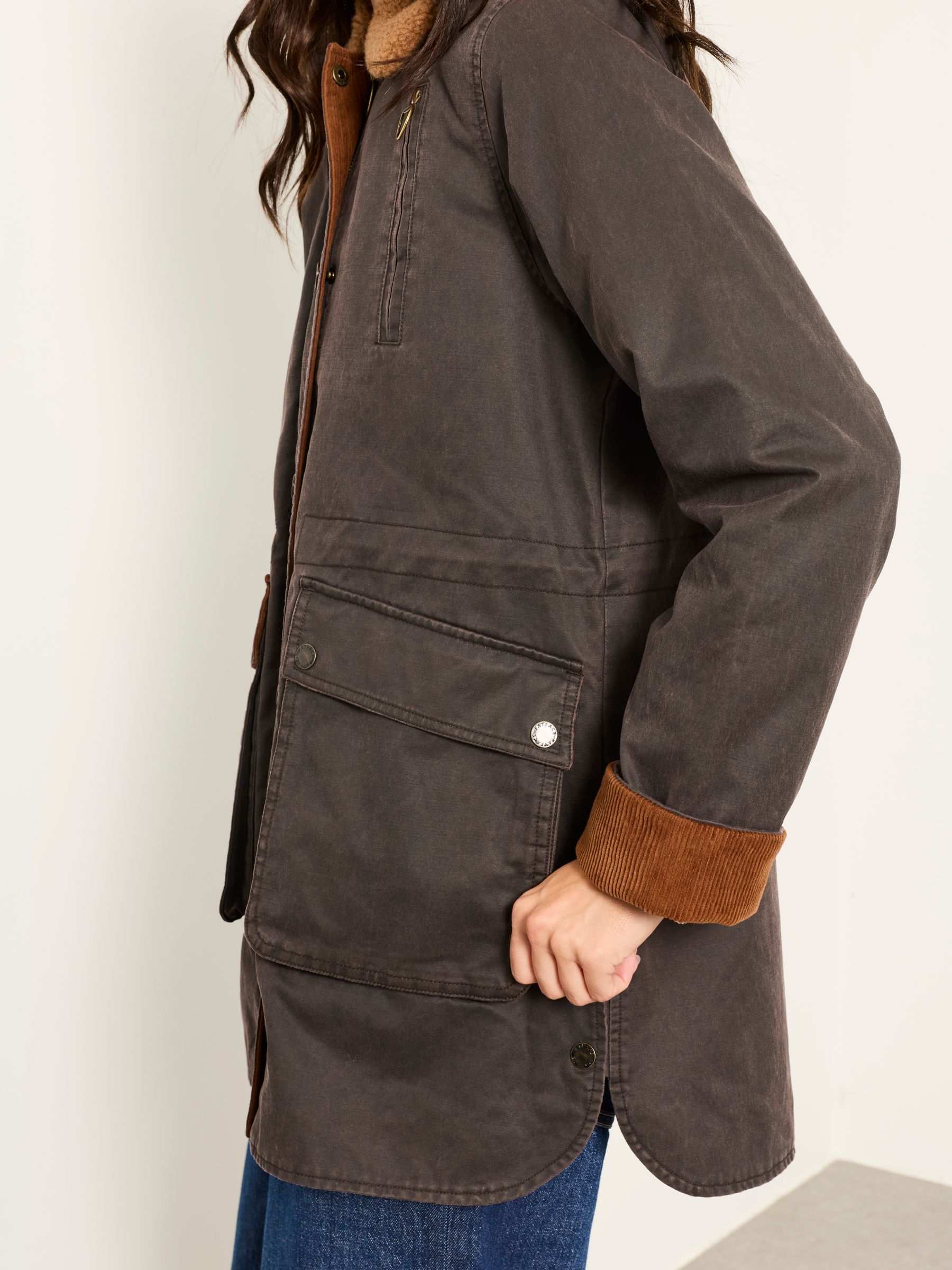 Kent Brown Petite Barn Jacket - Image 6 of 7