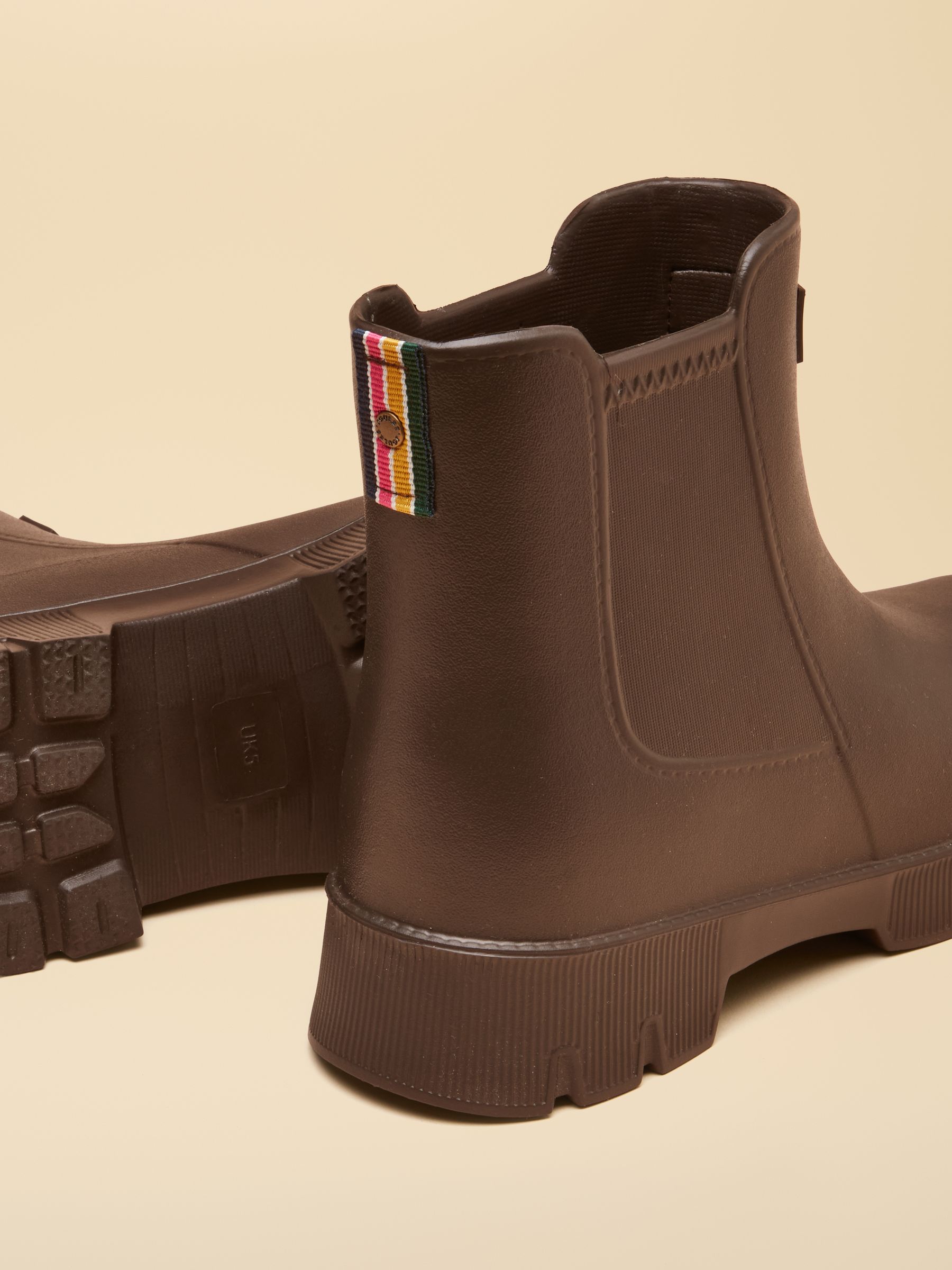 Raindance Chocolate Brown EVA Lightweight Ankle Wellies - Image 5 of 6