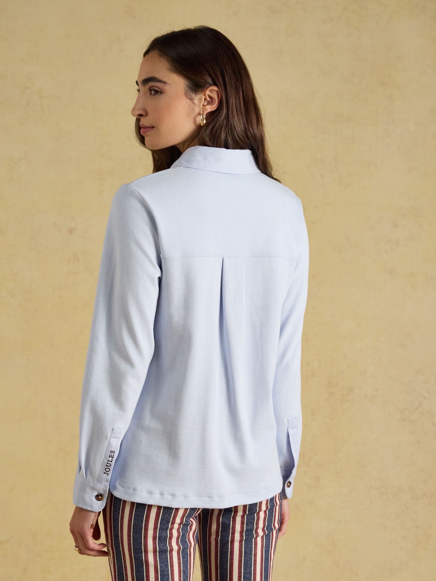 Delaney Blue Long Sleeve Jersey Deckshirt - Image 2 of 9