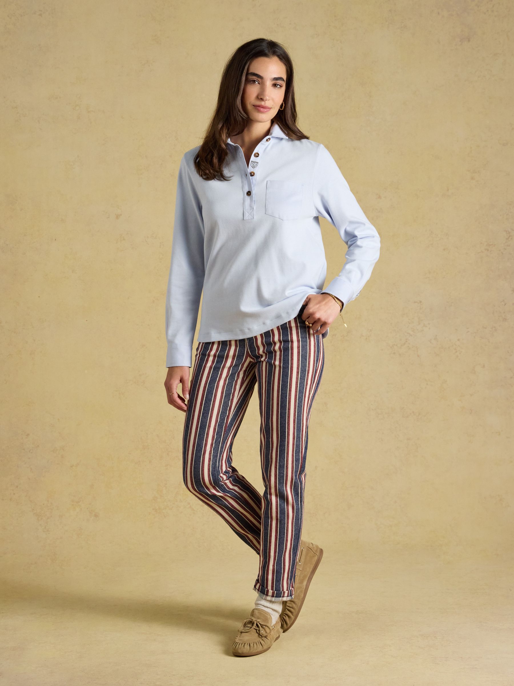 Delaney Blue Long Sleeve Jersey Deckshirt - Image 3 of 9