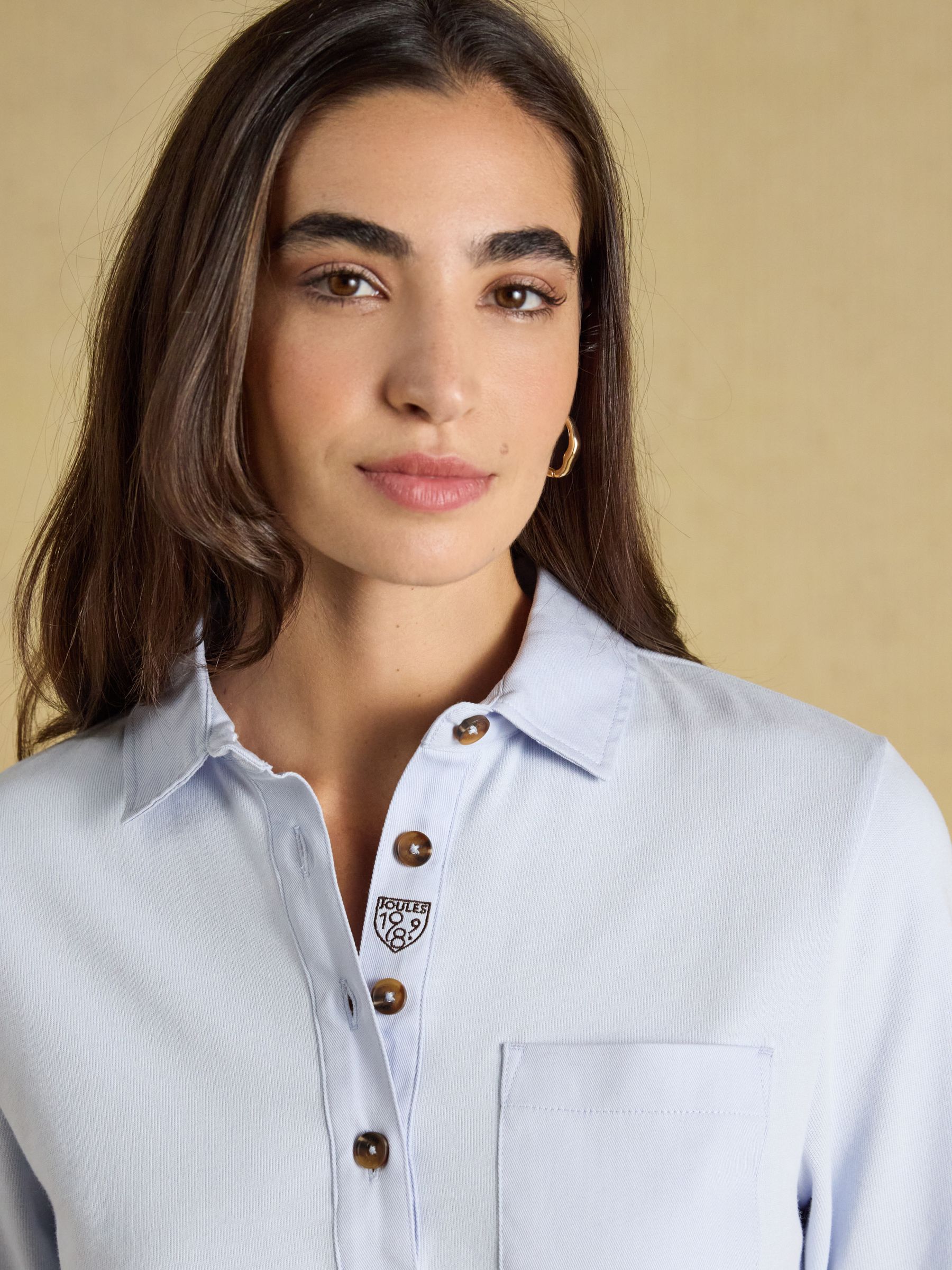 Delaney Blue Long Sleeve Jersey Deckshirt - Image 4 of 9