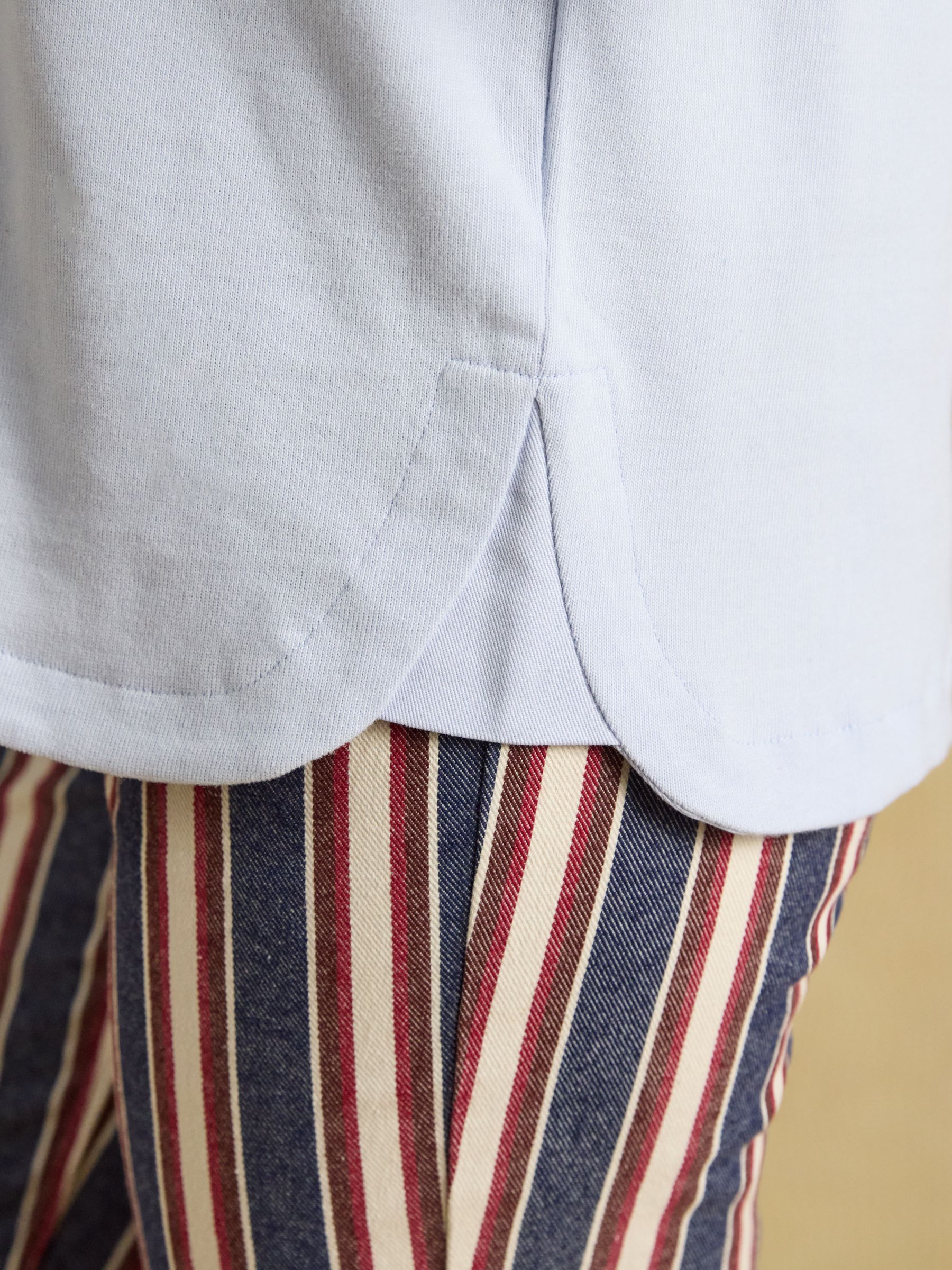 Delaney Blue Long Sleeve Jersey Deckshirt - Image 7 of 9