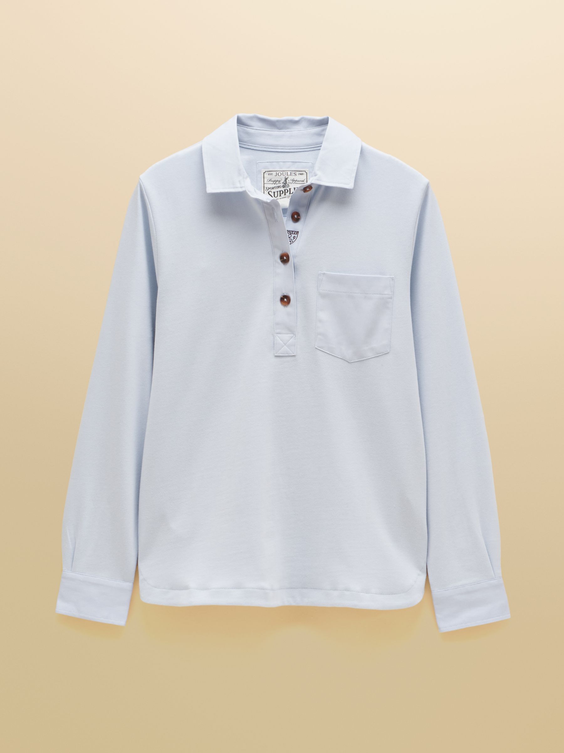Delaney Blue Long Sleeve Jersey Deckshirt - Image 9 of 9