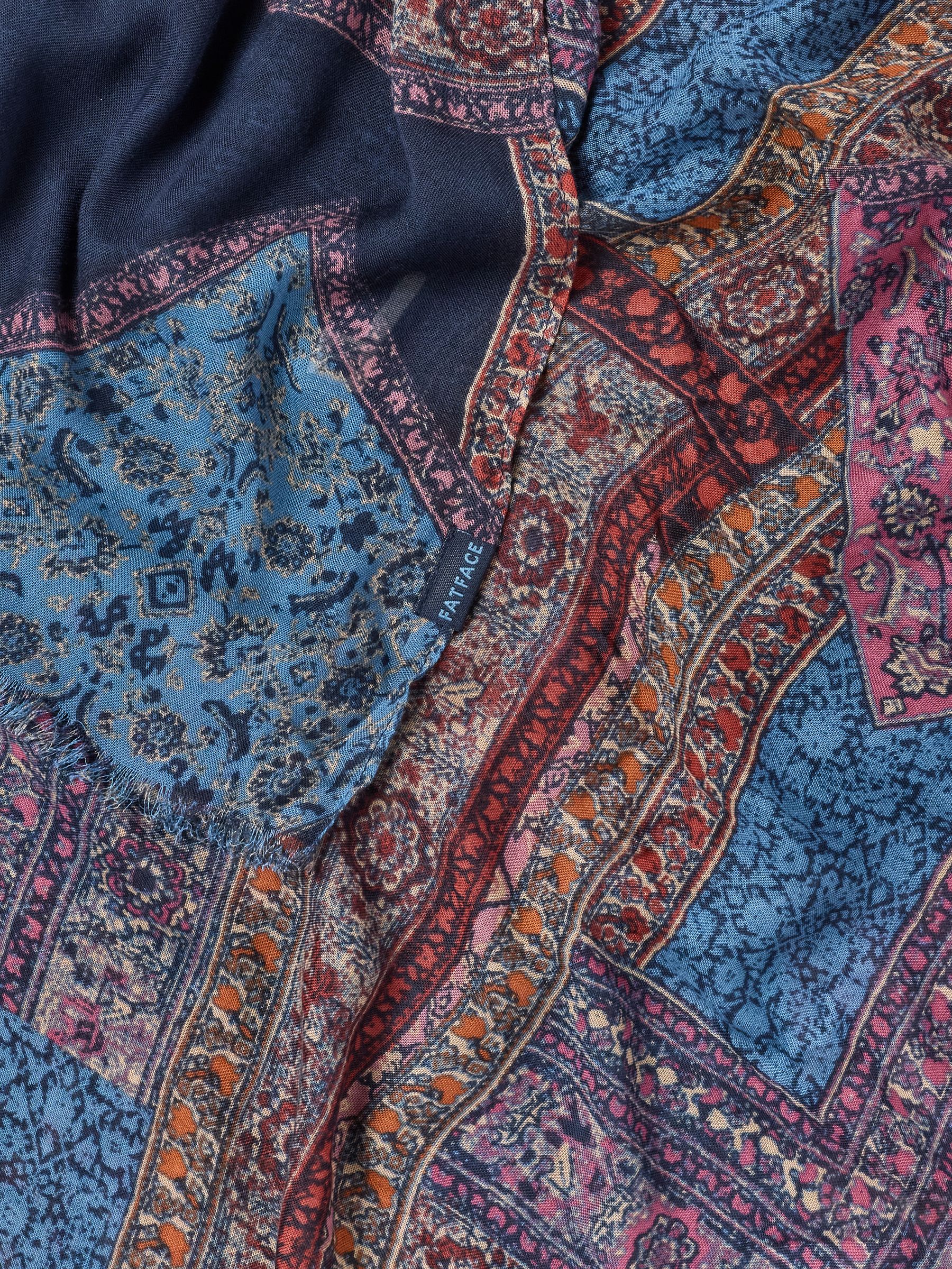 Multi Patchwork Lightweight Scarf - Image 3 of 3 Multi Patchwork Lightweight Scarf - Image 3 of 3