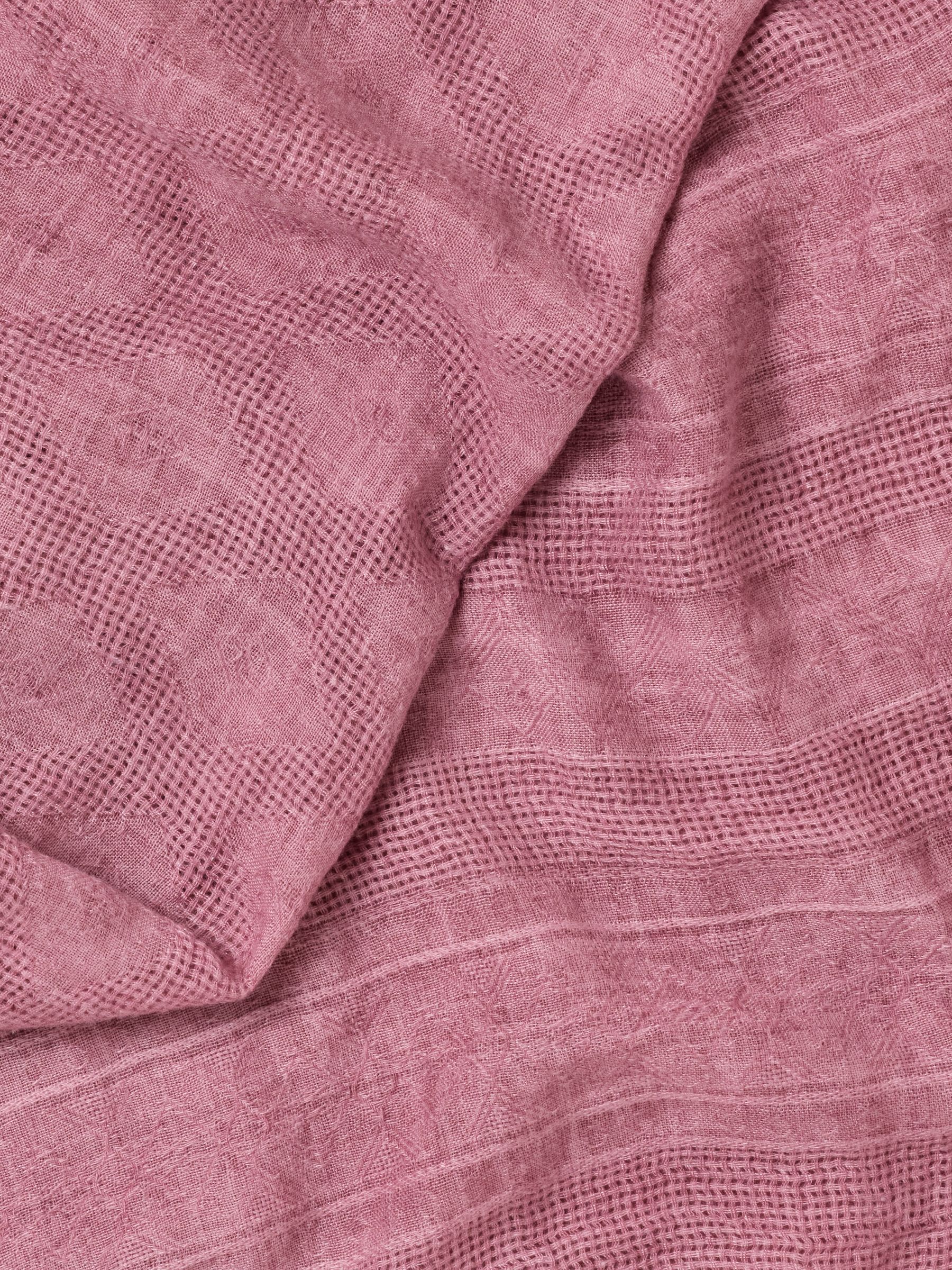 Pink Textured Lightweight Scarf - Image 2 of 3